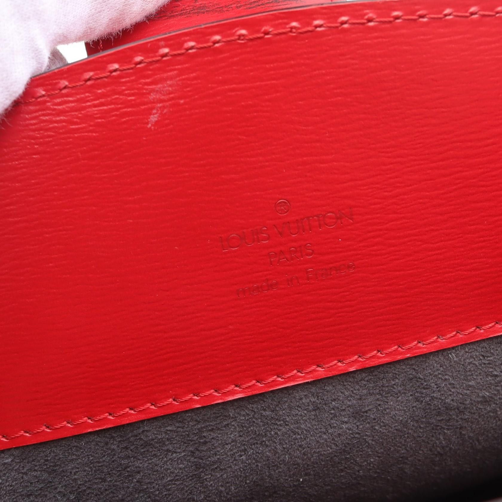 Louis Vuitton Louis Vuitton Cluny Epi Castilian Red Shoulder Bag Leather Size ONE SIZE - 4 Thumbnail