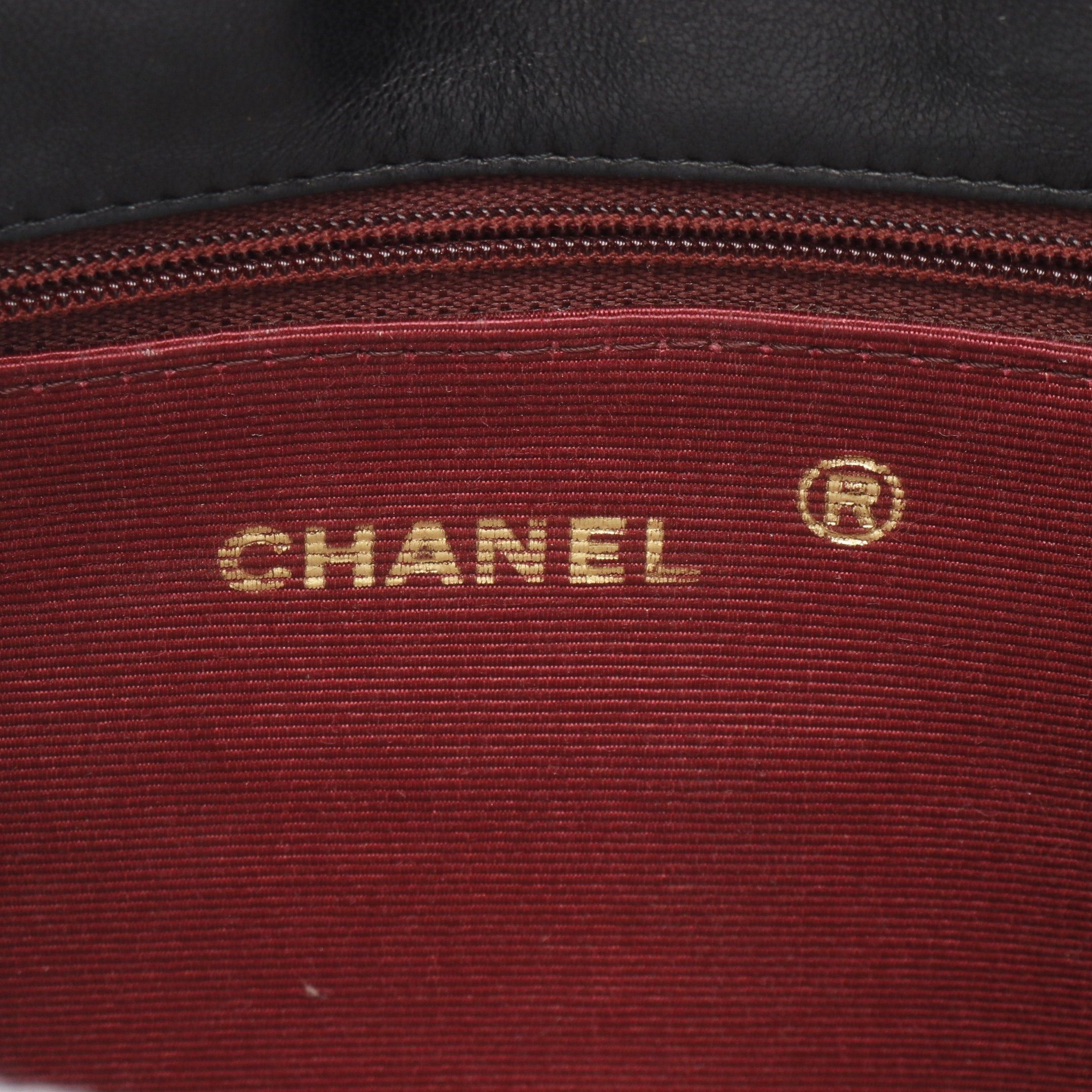 Chanel Chanel Matelasse Double Flap Chain Shoulder Bag Lambskin Black Gold Hardware Size ONE SIZE - 5 Thumbnail