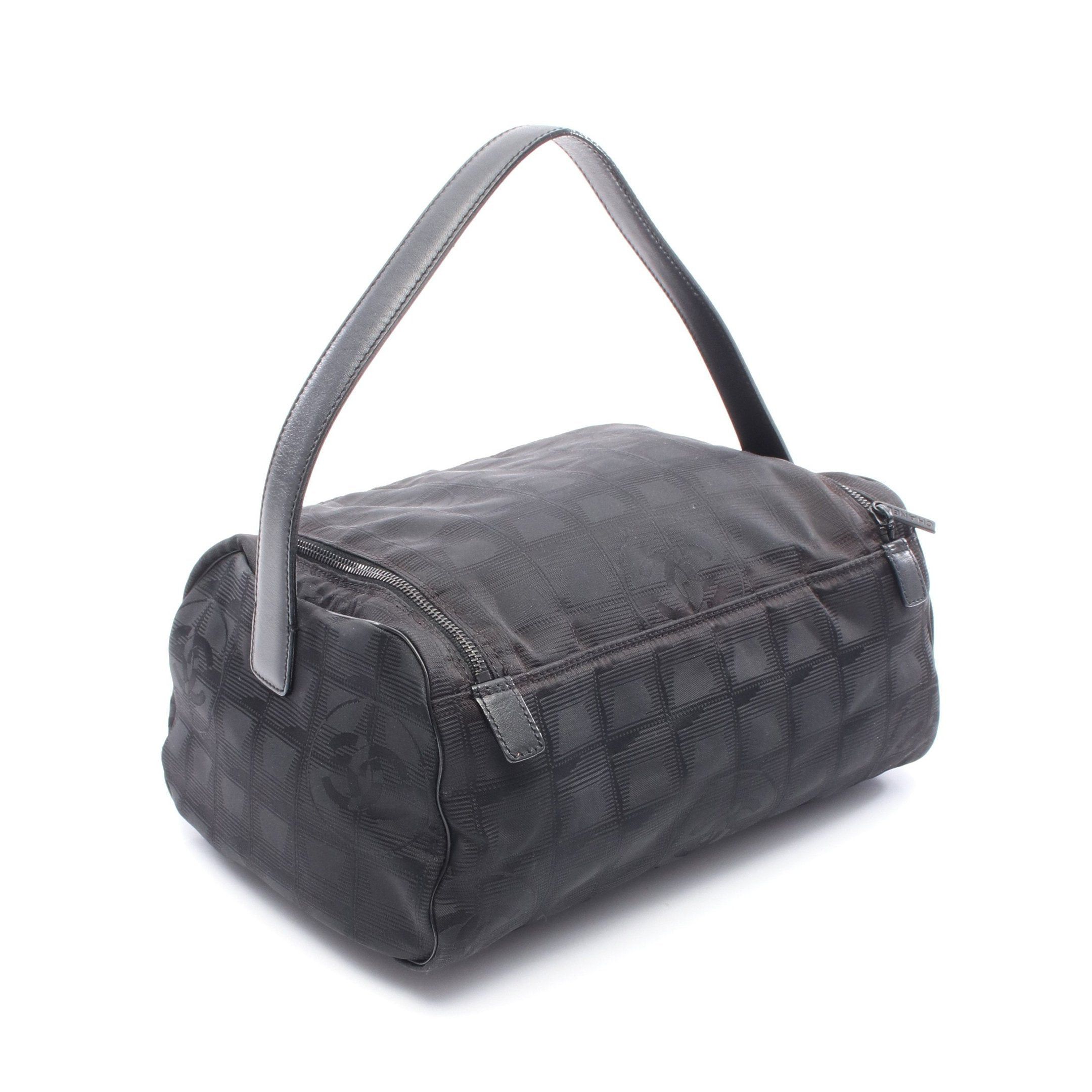 Chanel Chanel New Travel Line Vanity Bag Handbag Nylon Canvas Leather Black Hardware Size ONE SIZE - 2 Thumbnail