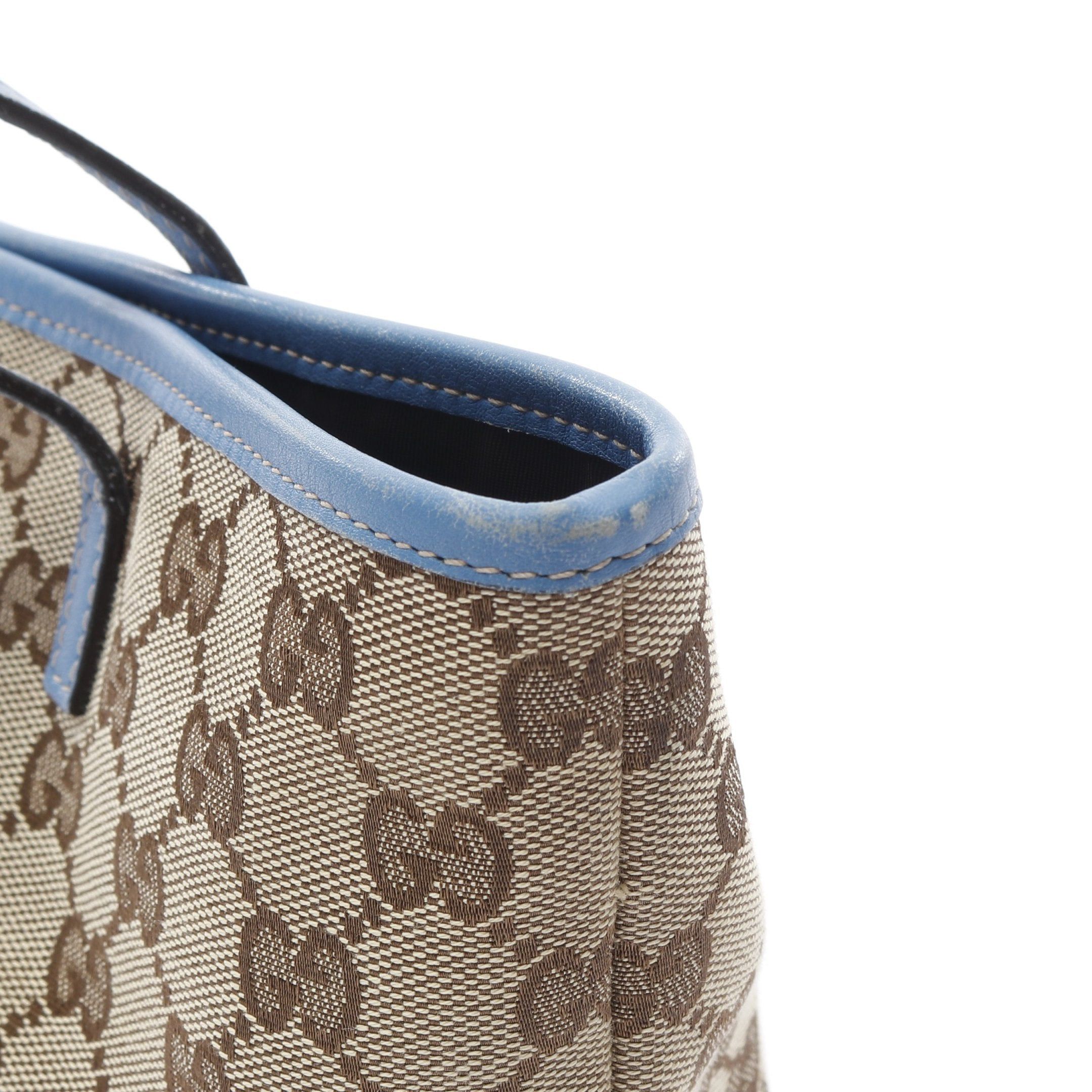 Gucci Gucci Children'S Zoo Papagallo Gg Canvas Handbag Tote Bag Leather Beige Blue Multicolor Size ONE SIZE - 9 Thumbnail