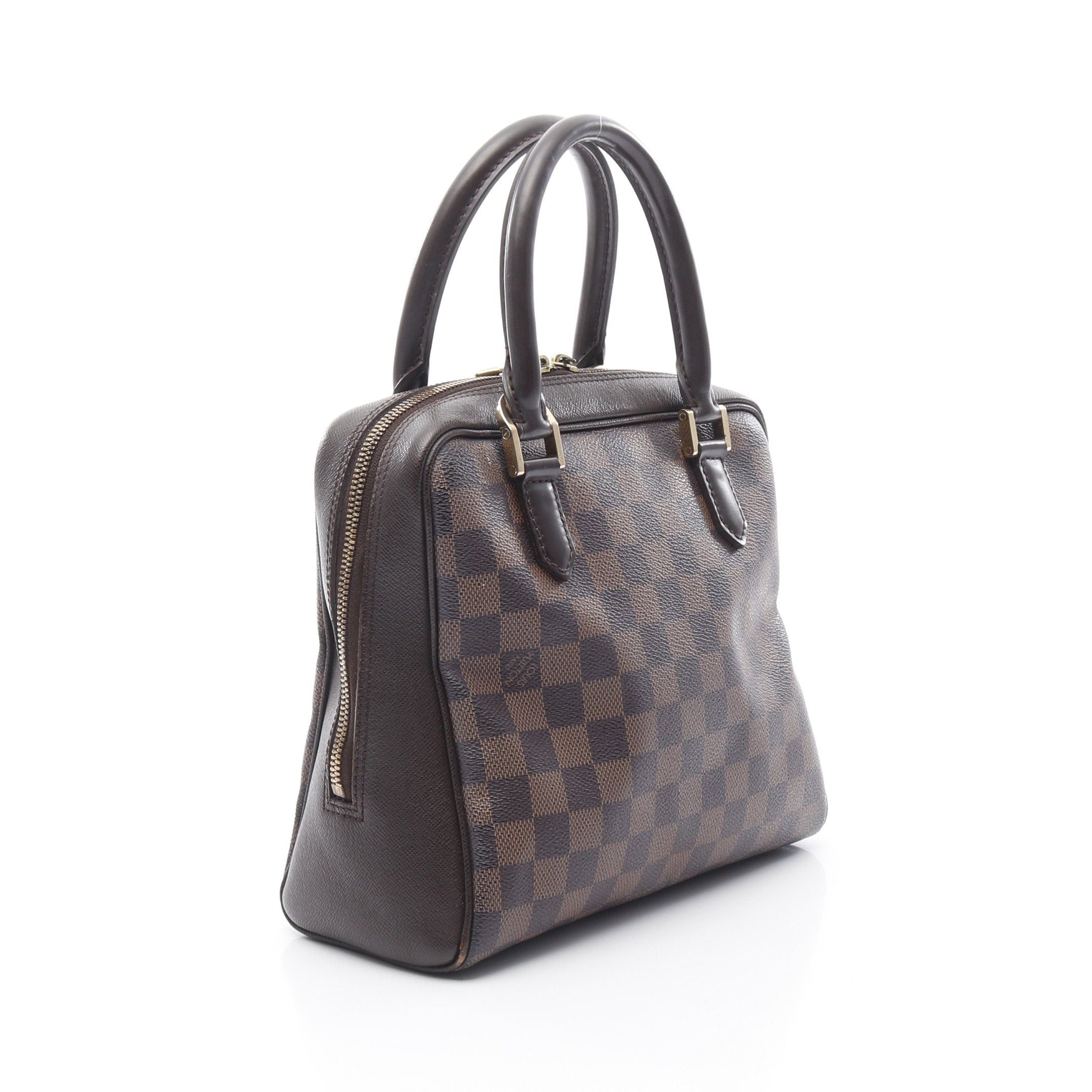 Louis Vuitton Louis Vuitton Brera Damier Ebene Handbag Leather Brown Size ONE SIZE - 2 Thumbnail