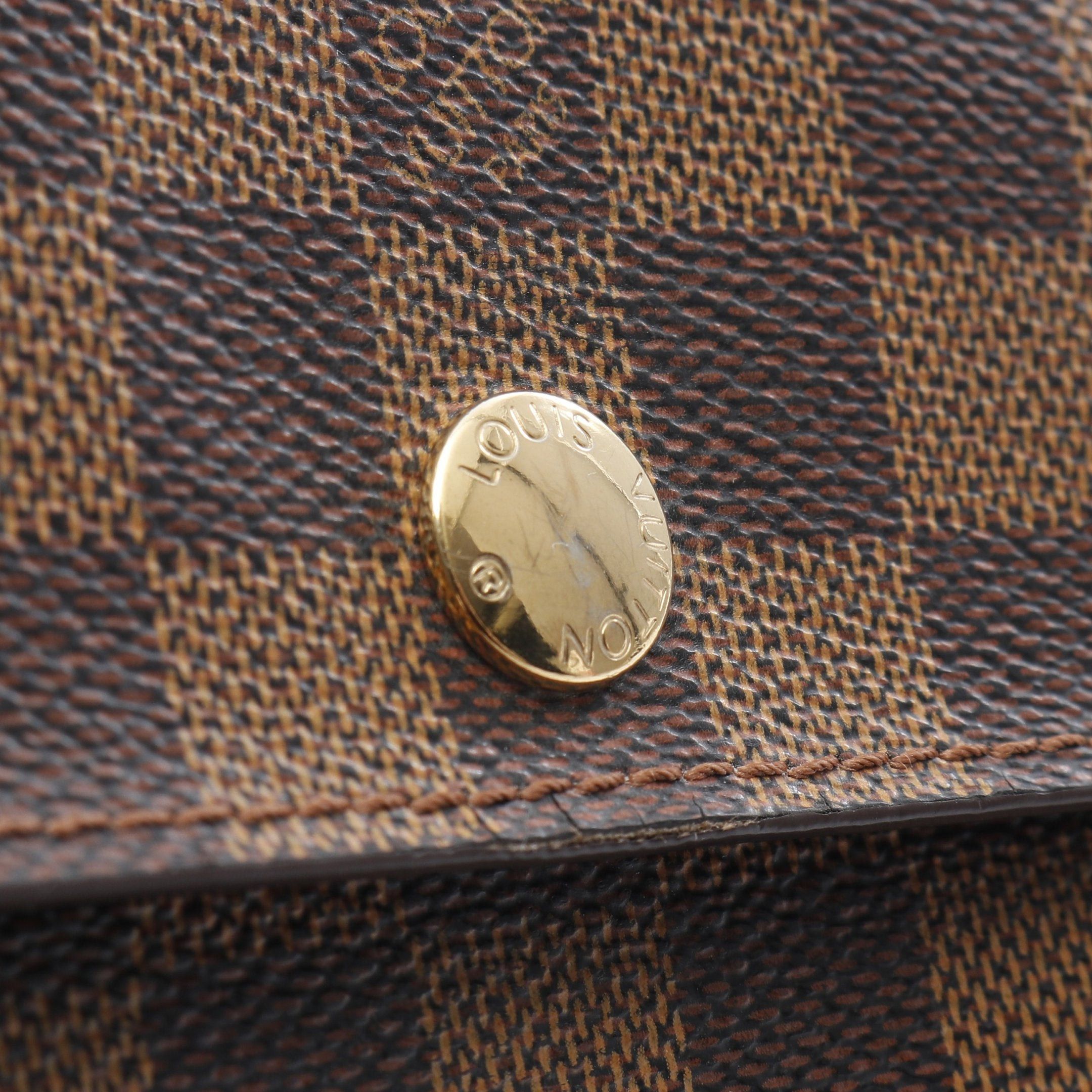 Louis Vuitton Louis Vuitton Pimlico Damier Ebene Shoulder Bag Leather Brown Size ONE SIZE - 9 Thumbnail