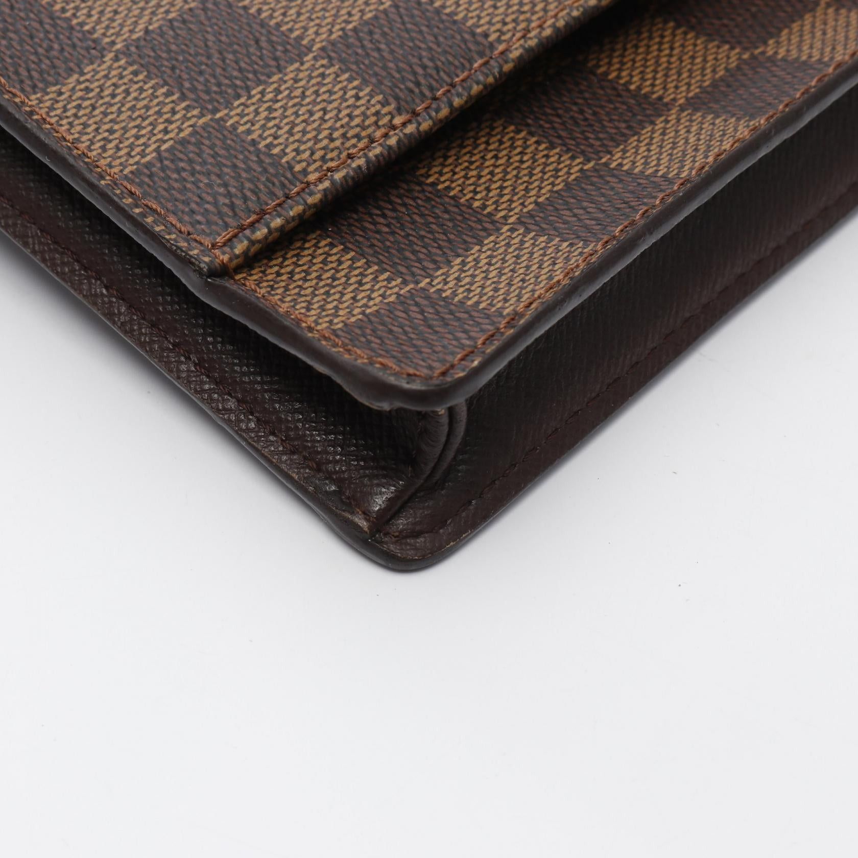 Louis Vuitton Louis Vuitton Pimlico Damier Ebene Shoulder Bag Leather Brown Size ONE SIZE - 7 Thumbnail