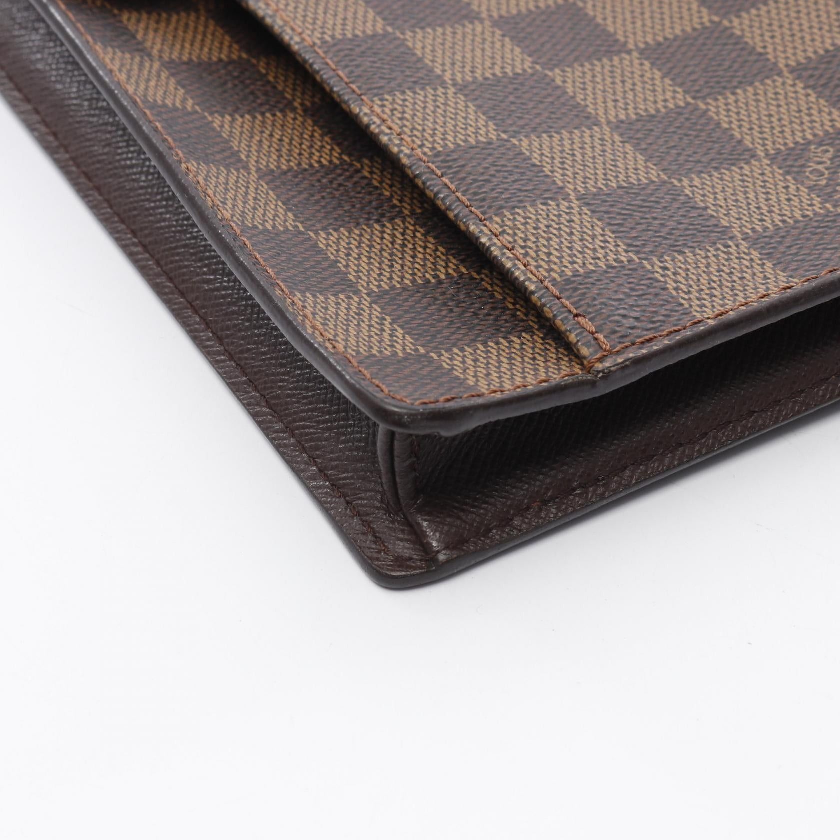 Louis Vuitton Louis Vuitton Pimlico Damier Ebene Shoulder Bag Leather Brown Size ONE SIZE - 6 Thumbnail