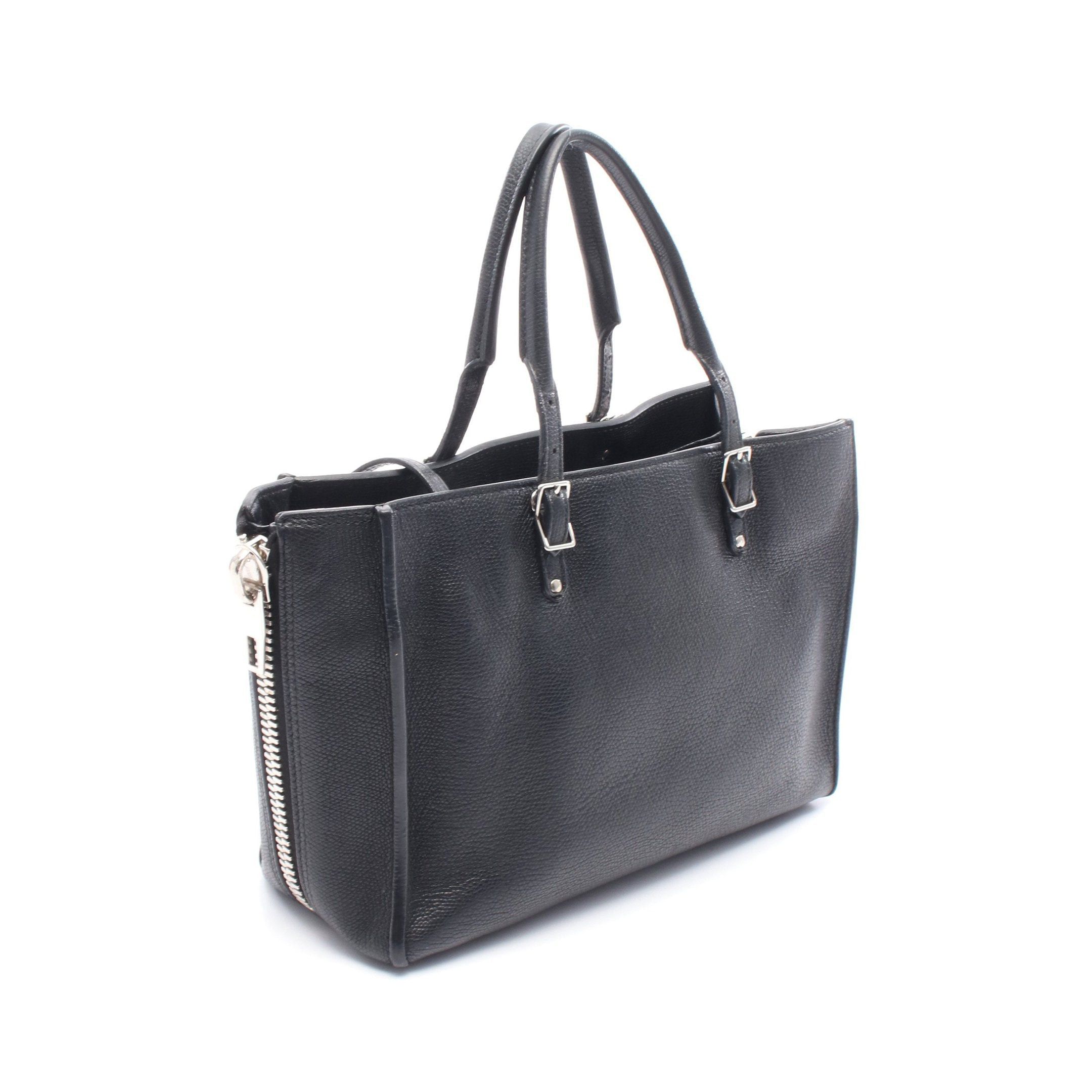 Balenciaga Balenciaga The Paper Mini Handbag Leather Black Size ONE SIZE - 2 Thumbnail