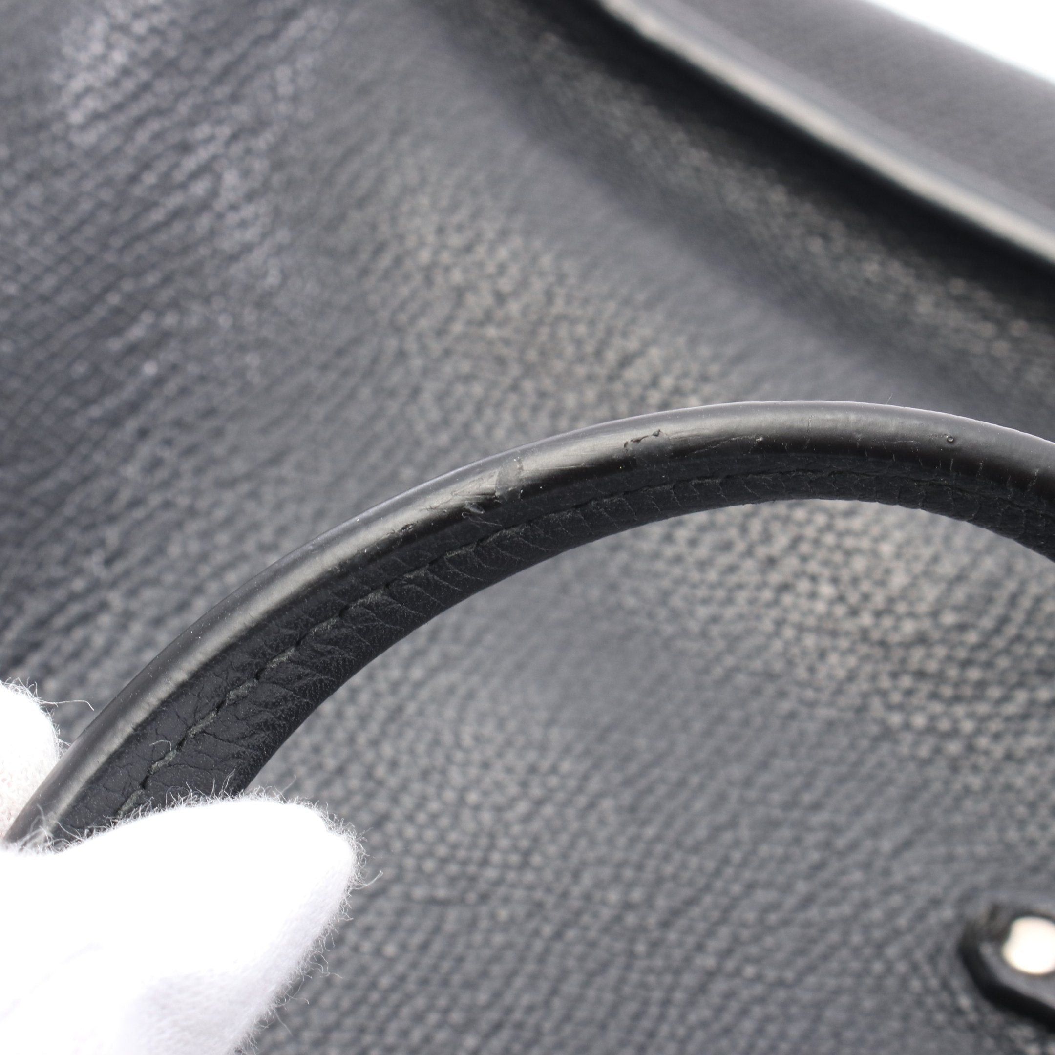 Balenciaga Balenciaga The Paper Mini Handbag Leather Black Size ONE SIZE - 7 Thumbnail