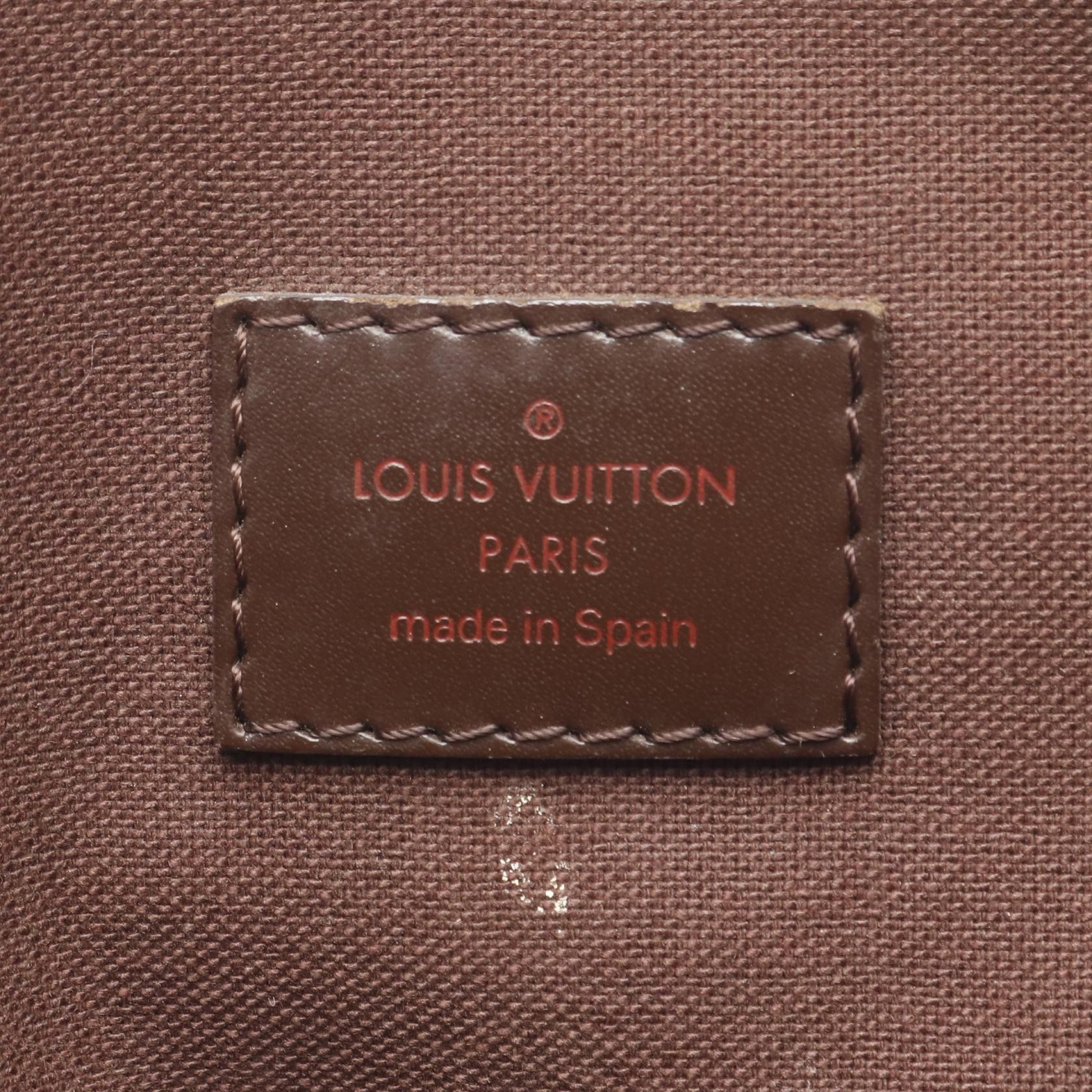 Louis Vuitton Louis Vuitton Hippopotamus Bobourg Damier Ebene Shoulder Bag Tote Leather Brown Size ONE SIZE - 4 Thumbnail
