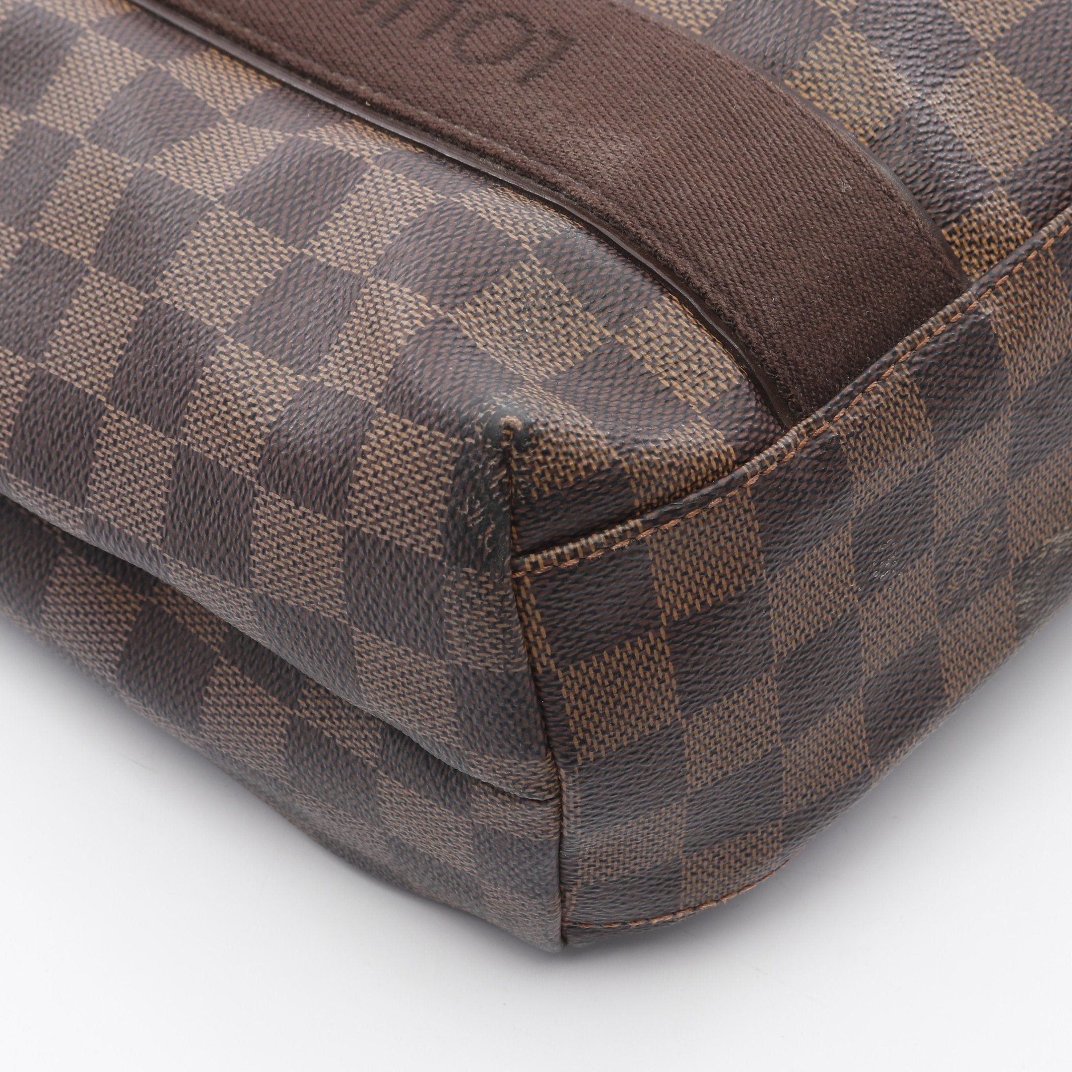 Louis Vuitton Louis Vuitton Hippopotamus Bobourg Damier Ebene Shoulder Bag Tote Leather Brown Size ONE SIZE - 6 Thumbnail