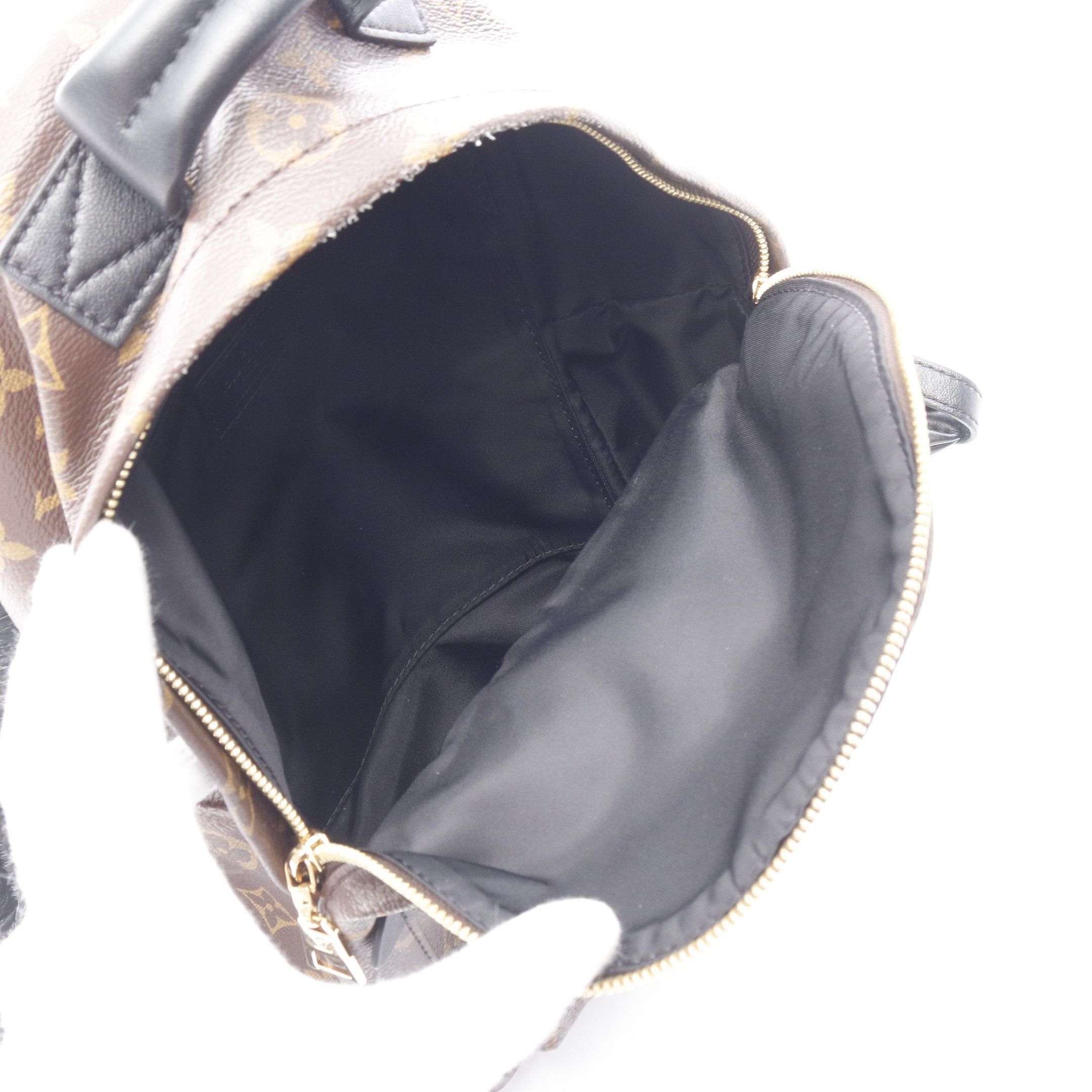 Louis Vuitton Louis Vuitton Palm Springs Backpack Pm Monogram Rucksack Leather Brown Black Size ONE SIZE - 3 Thumbnail