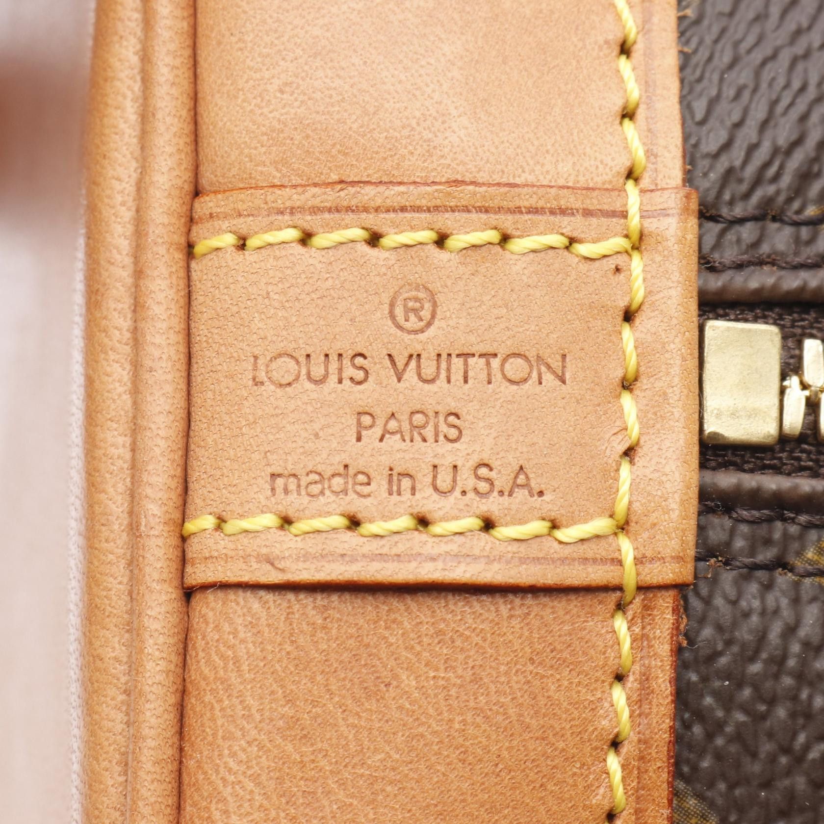 Louis Vuitton Louis Vuitton Alma Pm Monogram Handbag Leather Brown Size ONE SIZE - 4 Thumbnail