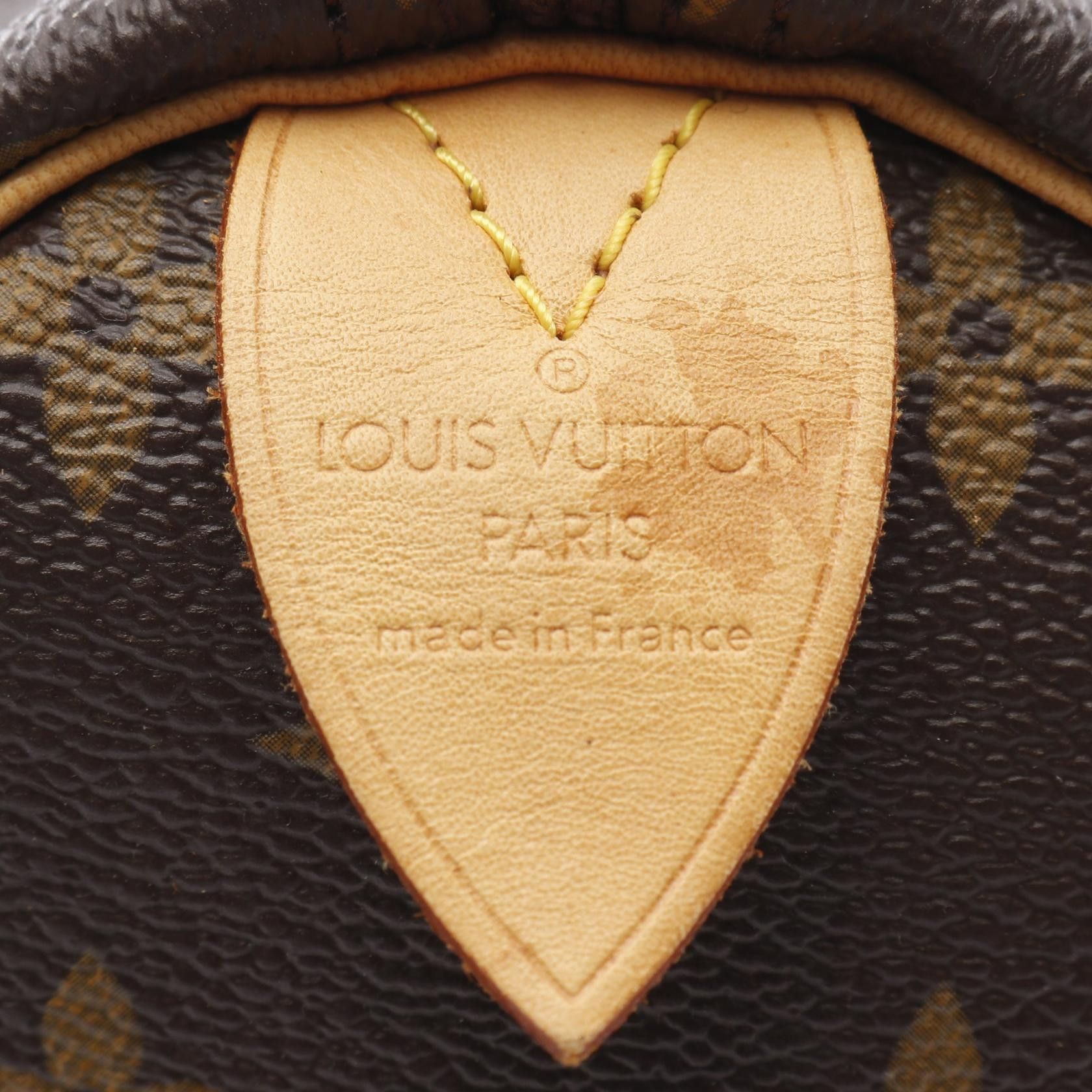 Louis Vuitton Louis Vuitton Speedy 30 Monogram Handbag Leather Brown Size ONE SIZE - 4 Thumbnail