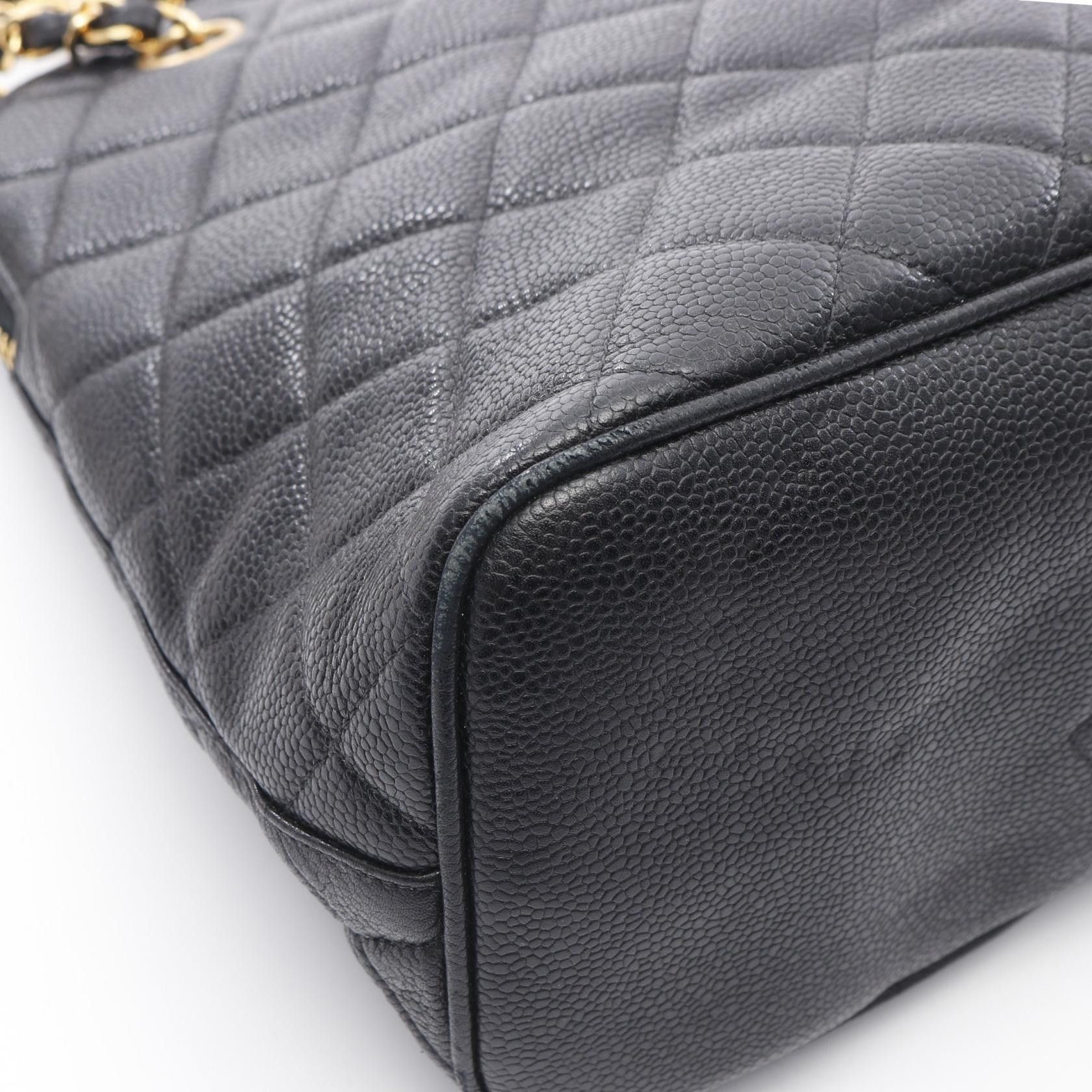 Chanel Chanel Matelasse Chain Shoulder Bag Caviar Skin Black Gold Hardware Size ONE SIZE - 7 Thumbnail