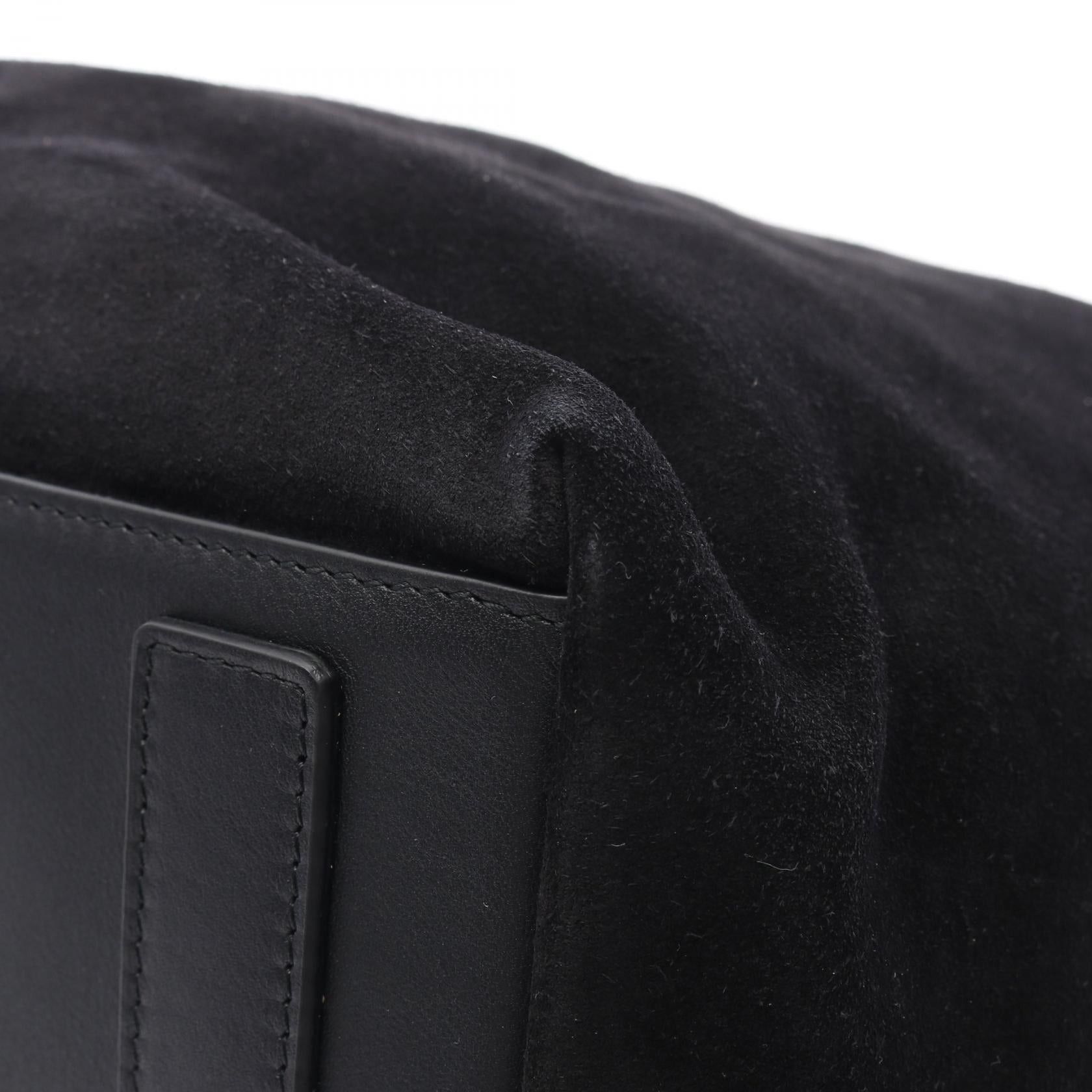 Ralph Lauren Ralph Lauren Polo Bear Boston Bag Suede Leather Black Size ONE SIZE - 6 Thumbnail