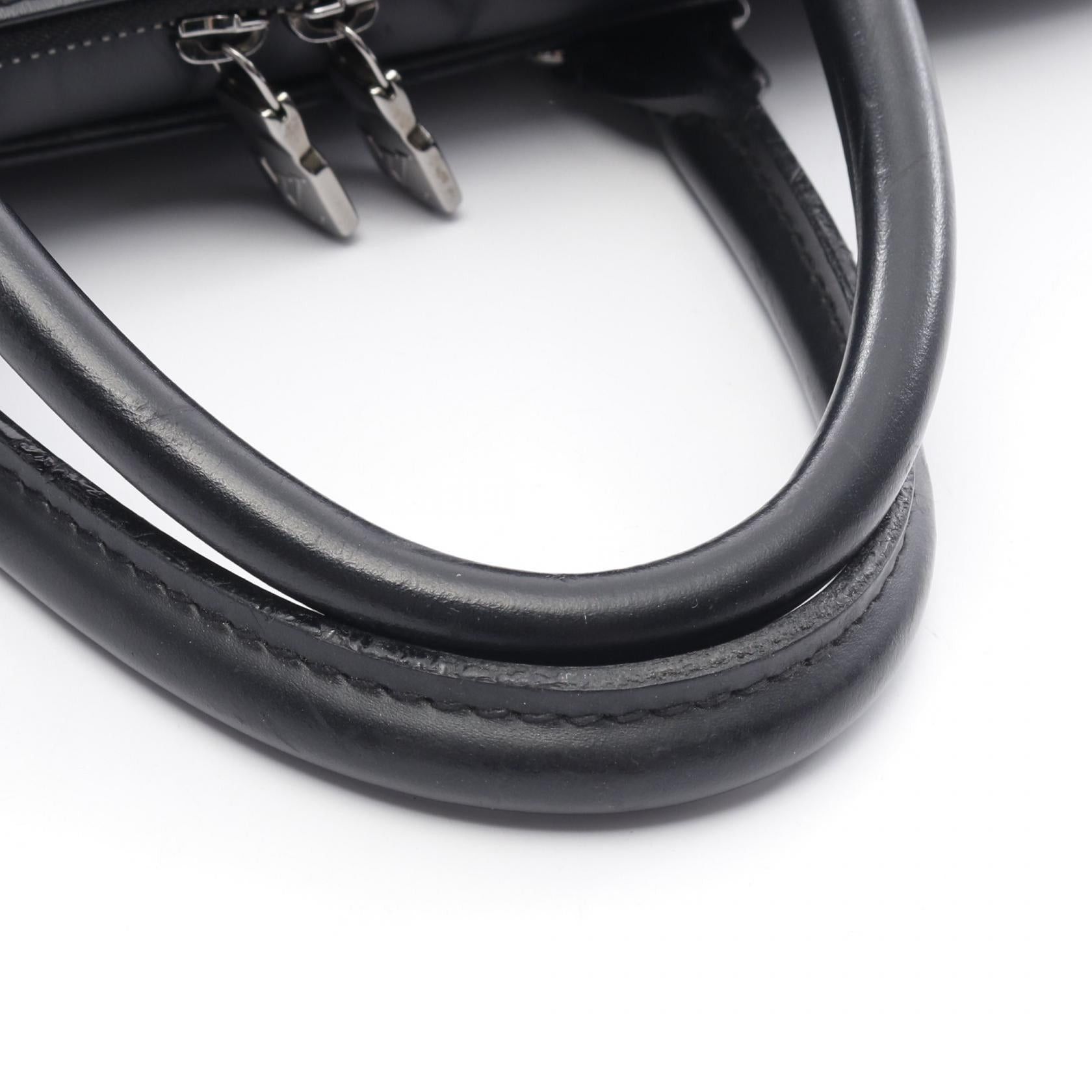 Louis Vuitton Louis Vuitton Odysse Monogram Eclipse Briefcase Business Bag Leather Black Size ONE SIZE - 9 Thumbnail