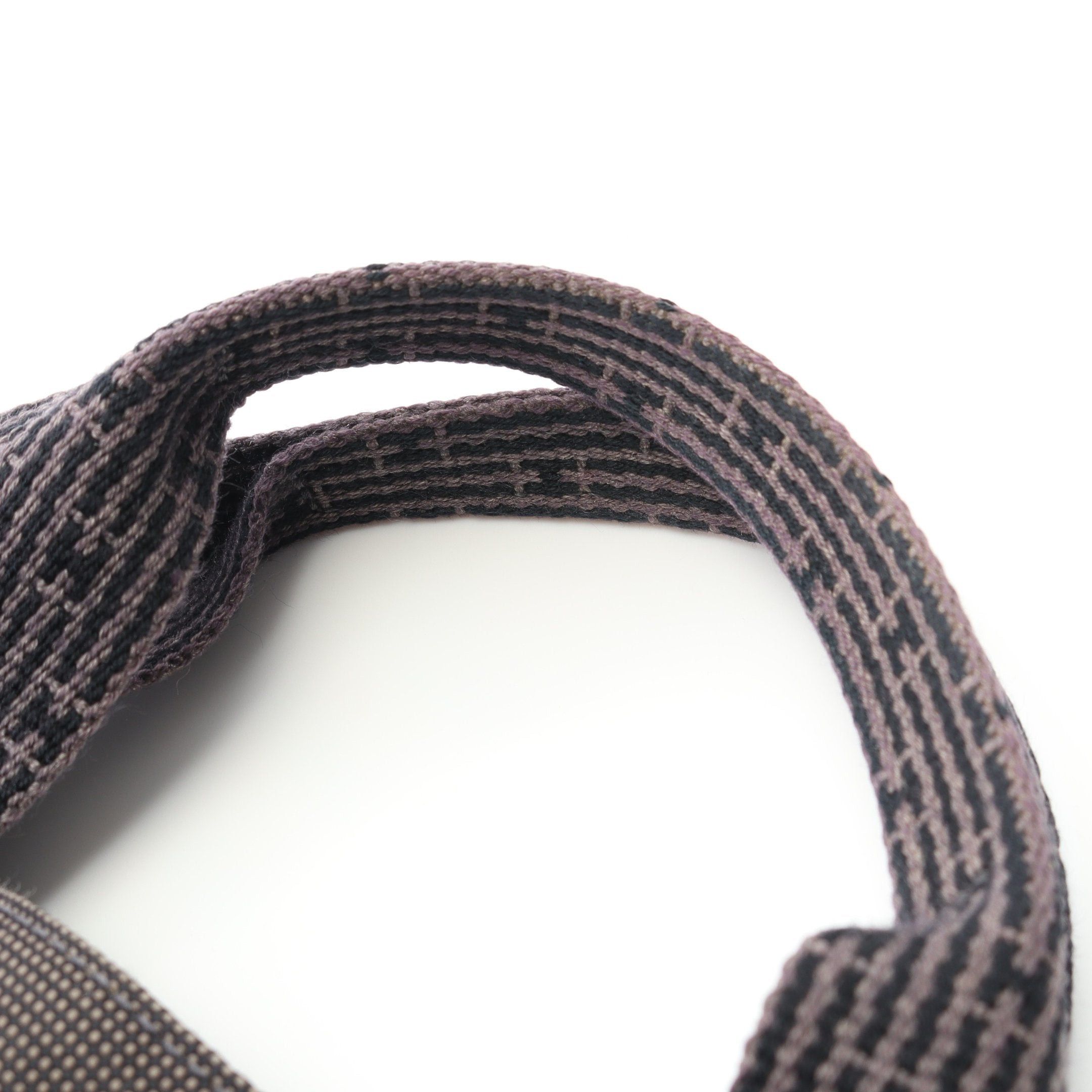 Hermes Hermes Yale Line Mm Handbag Tote Bag Nylon Canvas Dark Gray Silver Hardware Size ONE SIZE - 7 Thumbnail