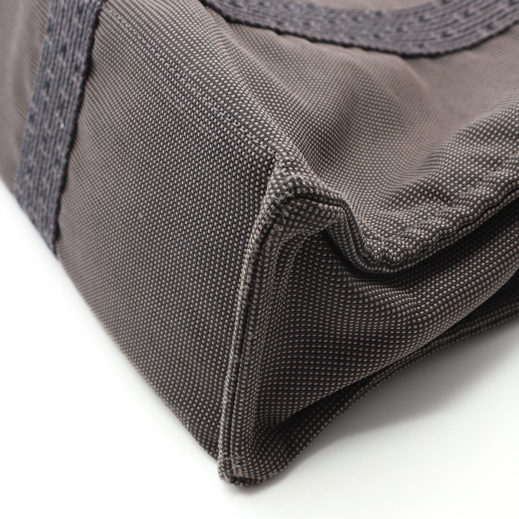 Hermes Hermes Yale Line Mm Handbag Tote Bag Nylon Canvas Dark Gray Silver Hardware Size ONE SIZE - 6 Thumbnail