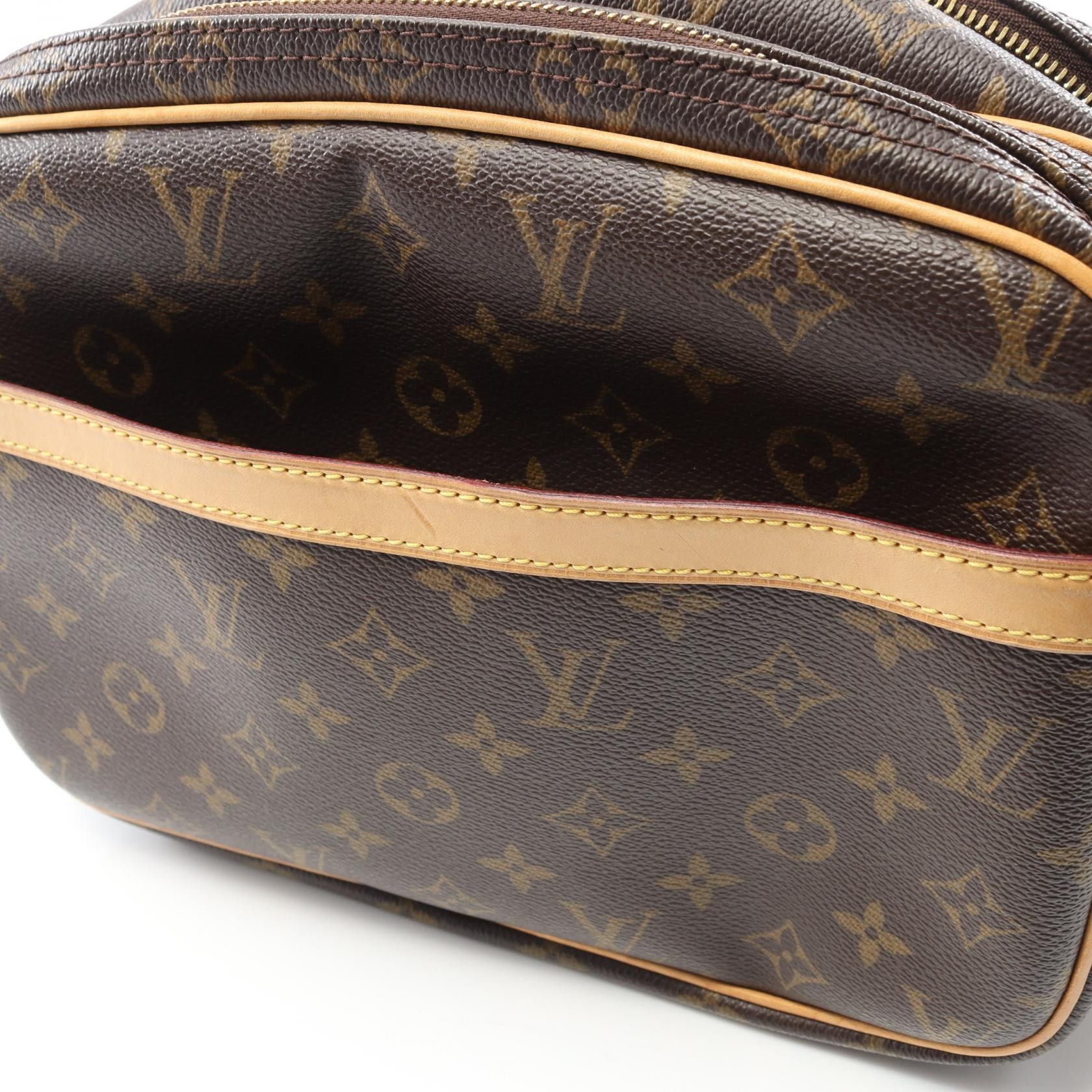 Louis Vuitton Louis Vuitton Reporter Pm Monogram Shoulder Bag Leather Brown Size ONE SIZE - 7 Thumbnail
