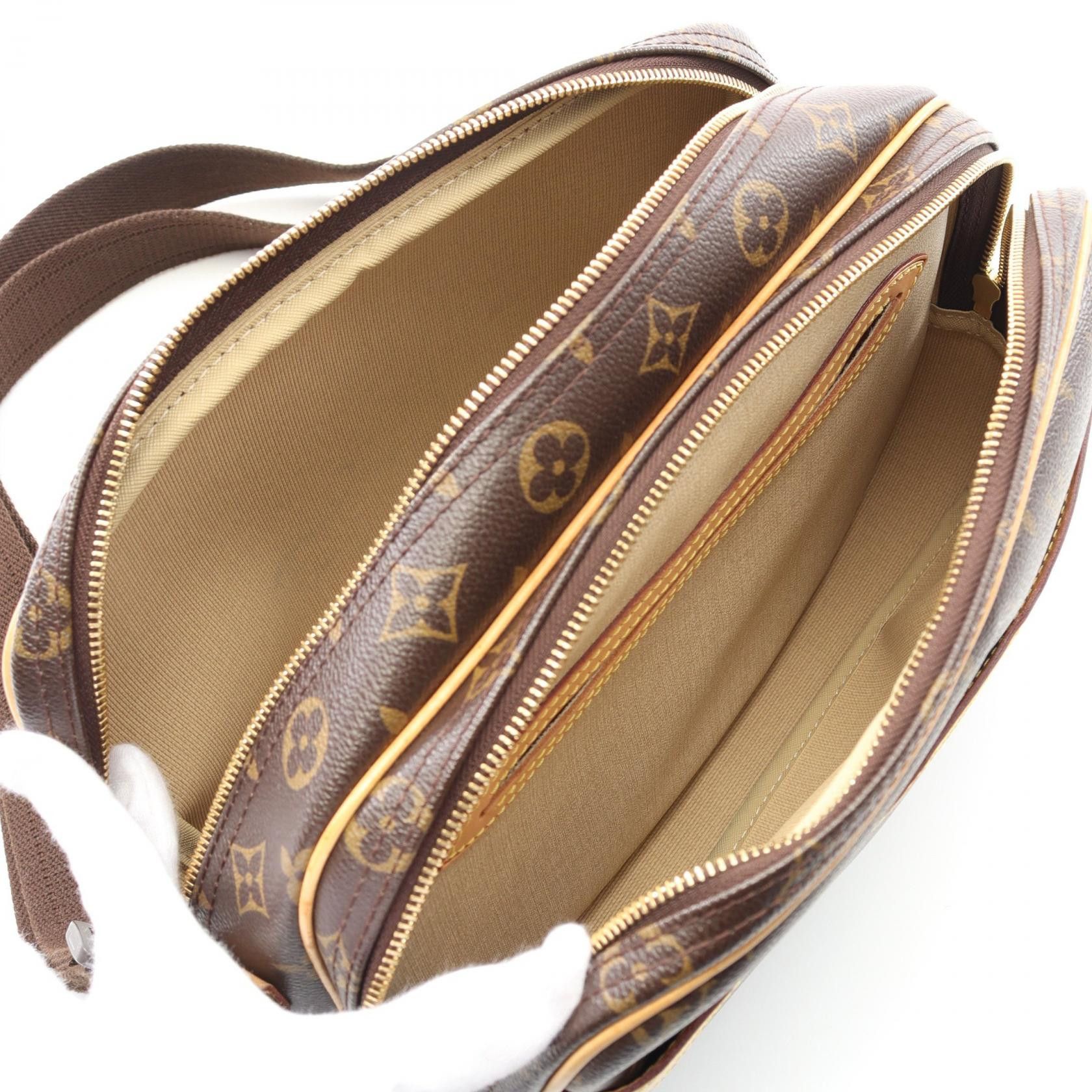 Louis Vuitton Louis Vuitton Reporter Pm Monogram Shoulder Bag Leather Brown Size ONE SIZE - 3 Thumbnail