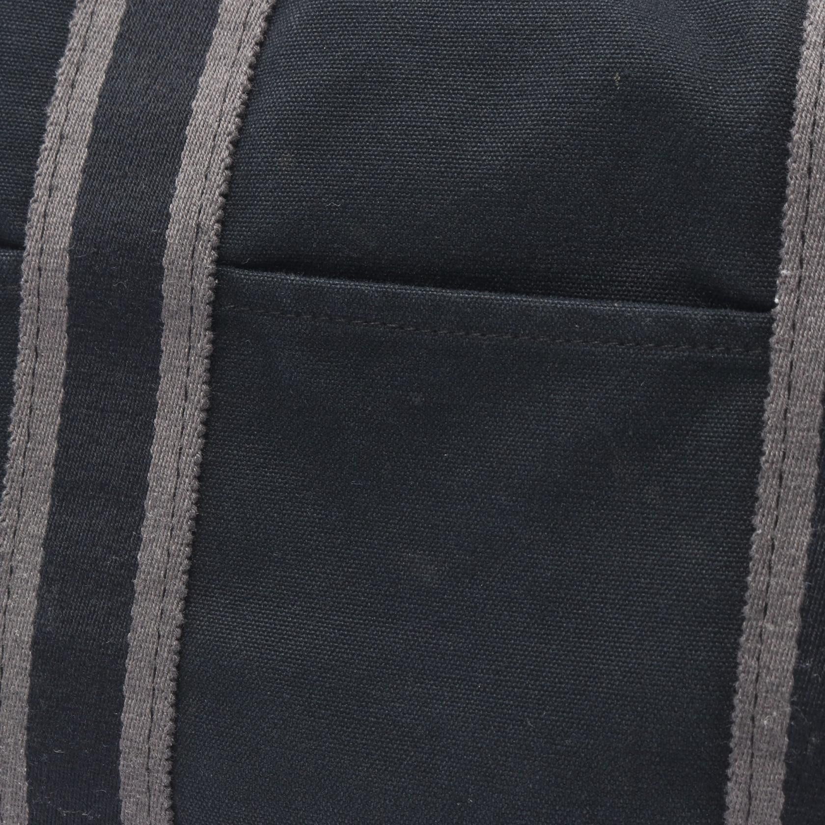 Hermes Hermes Fool Toe Mm Handbag Tote Bag Canvas Black Silver Hardware Size ONE SIZE - 8 Thumbnail