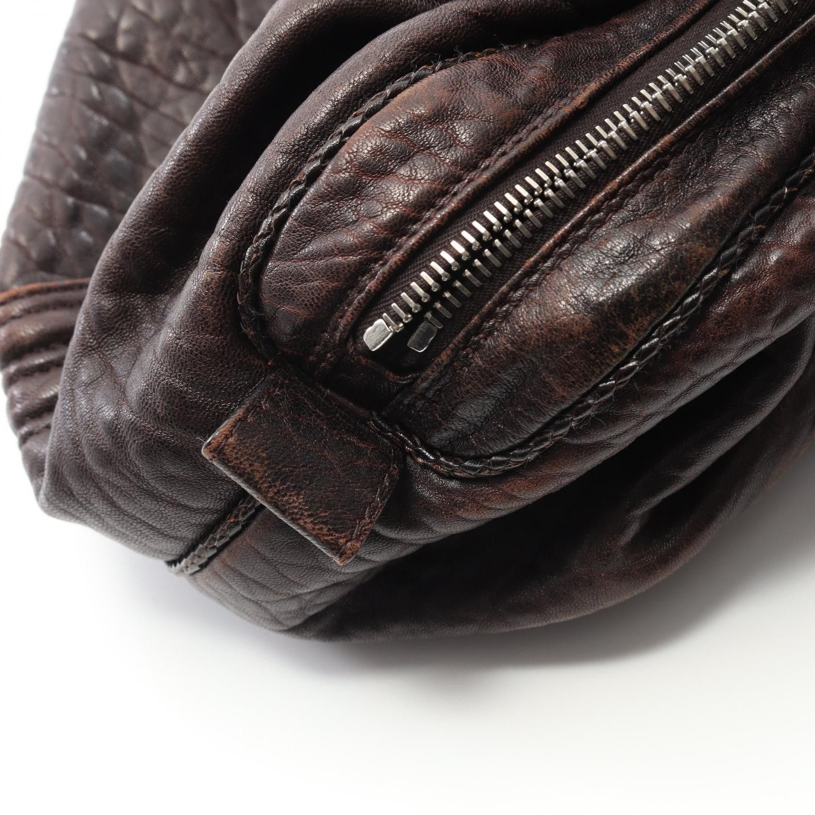 Fendi Fendi Mini Spy Bag Handbag Leather Dark Brown Size ONE SIZE - 5 Thumbnail