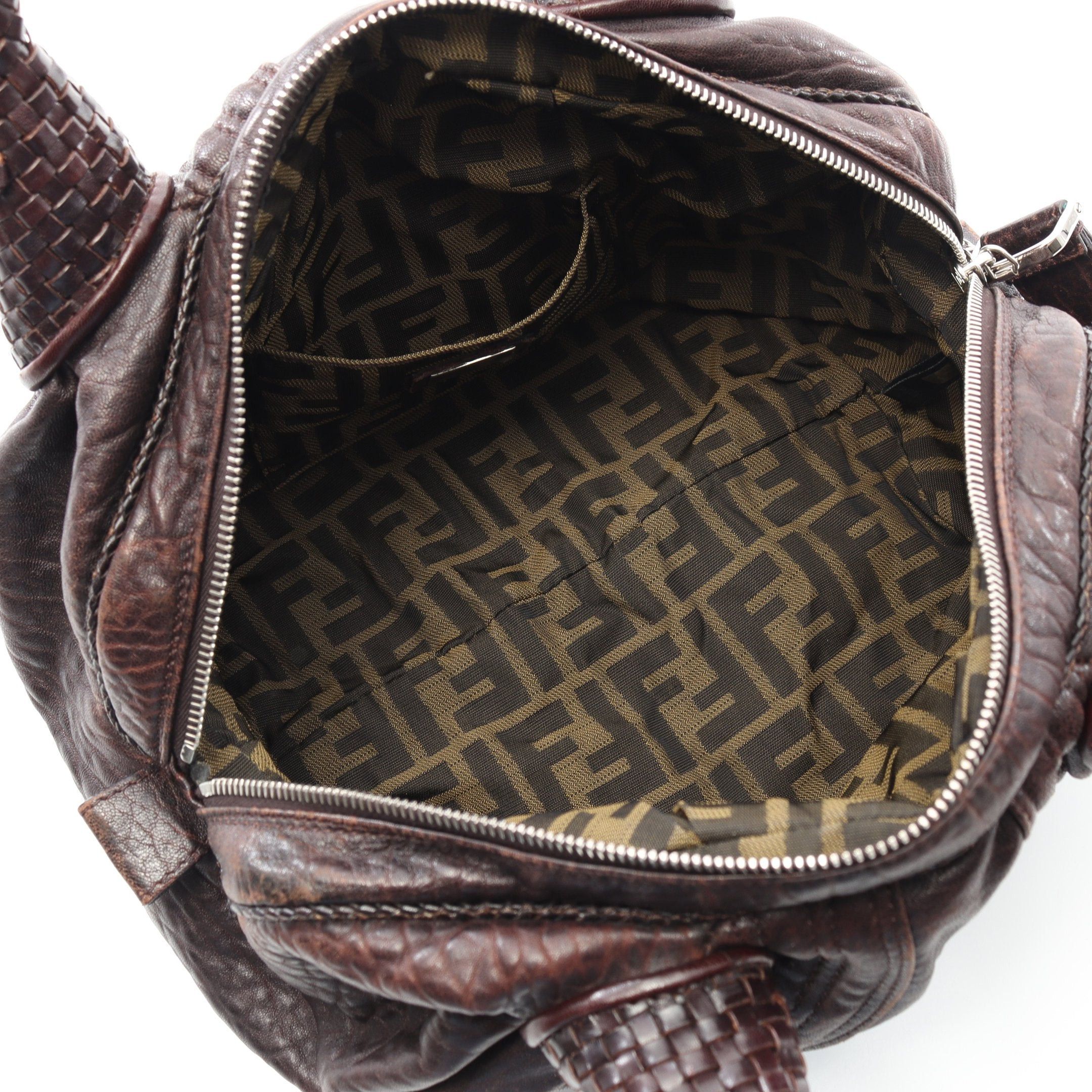 Fendi Fendi Mini Spy Bag Handbag Leather Dark Brown Size ONE SIZE - 3 Thumbnail