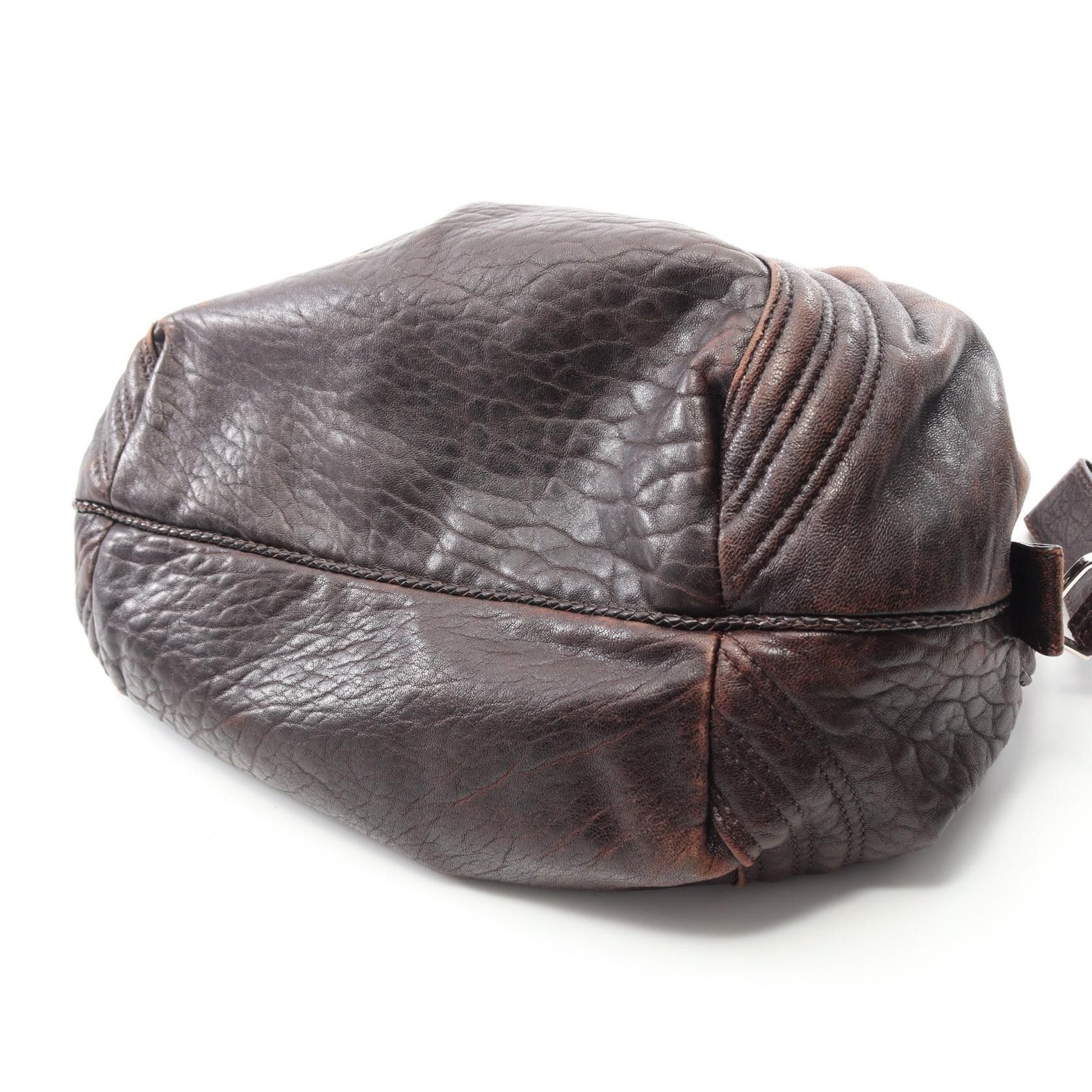Fendi Fendi Mini Spy Bag Handbag Leather Dark Brown Size ONE SIZE - 7 Thumbnail
