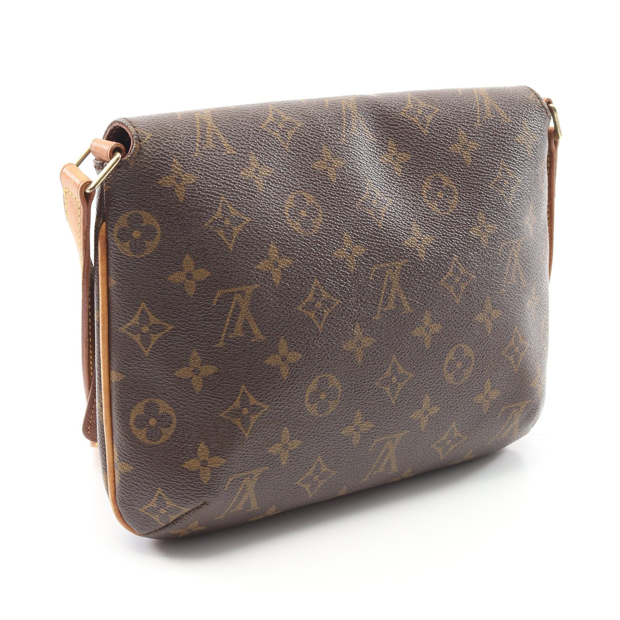 Louis Vuitton Louis Vuitton Musette Tango Short Strap Monogram Shoulder Bag Leather Brown Size ONE SIZE - 2 Thumbnail
