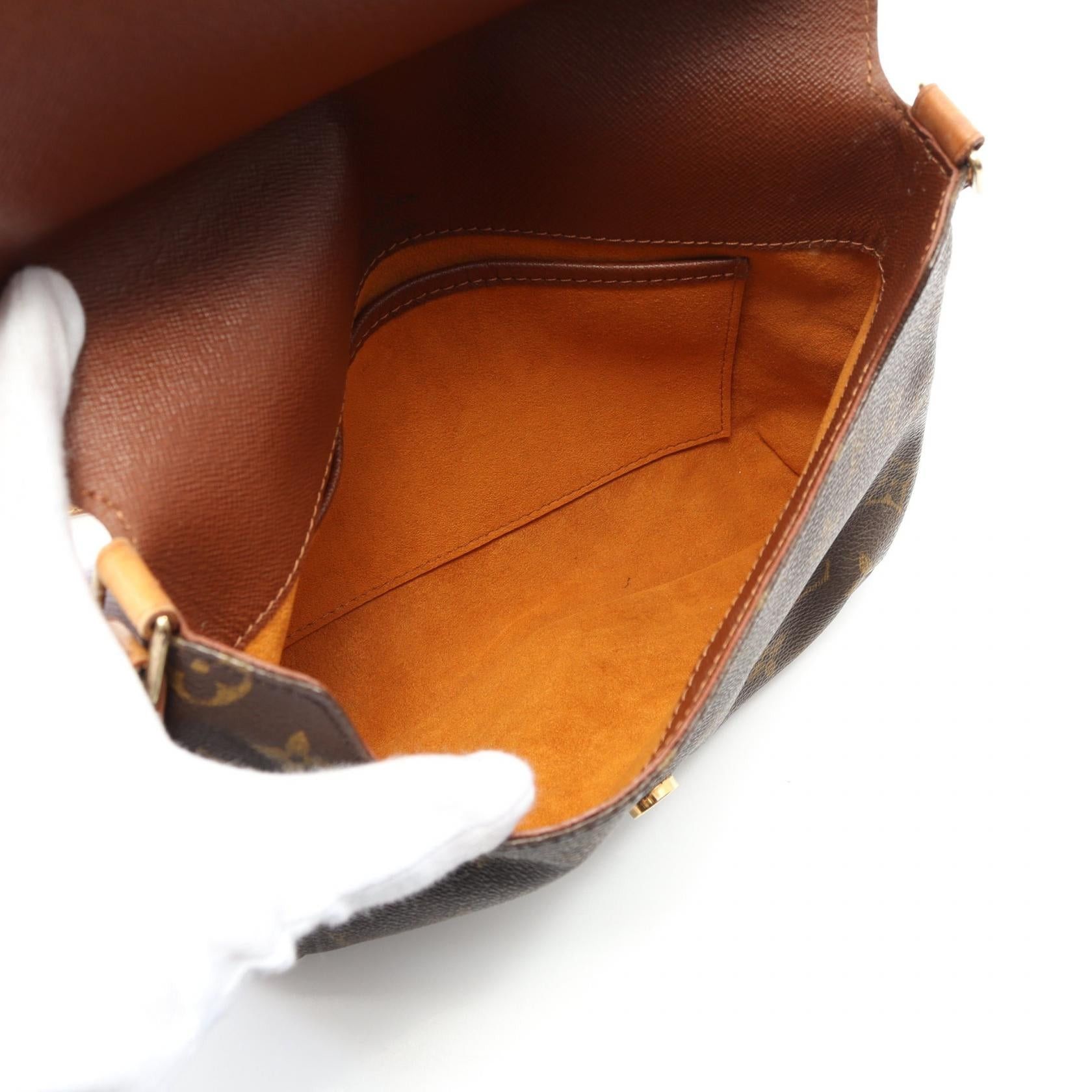 Louis Vuitton Louis Vuitton Musette Tango Short Strap Monogram Shoulder Bag Leather Brown Size ONE SIZE - 3 Thumbnail