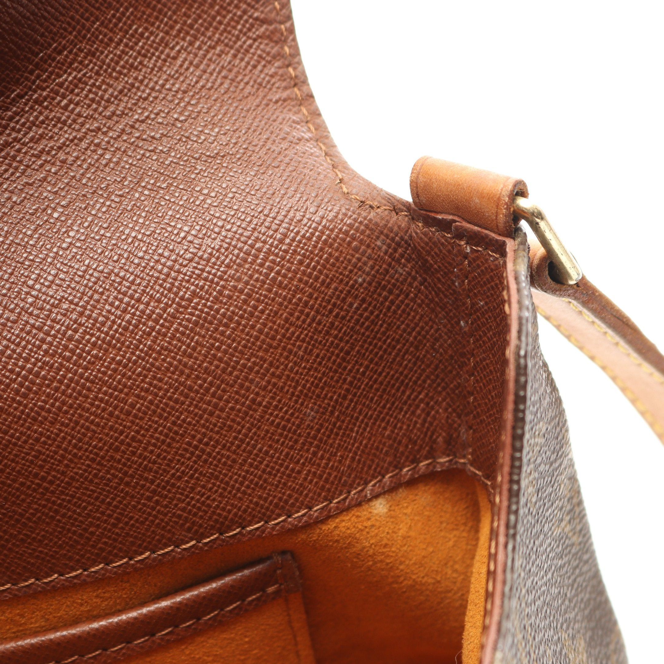 Louis Vuitton Louis Vuitton Musette Tango Short Strap Monogram Shoulder Bag Leather Brown Size ONE SIZE - 6 Thumbnail