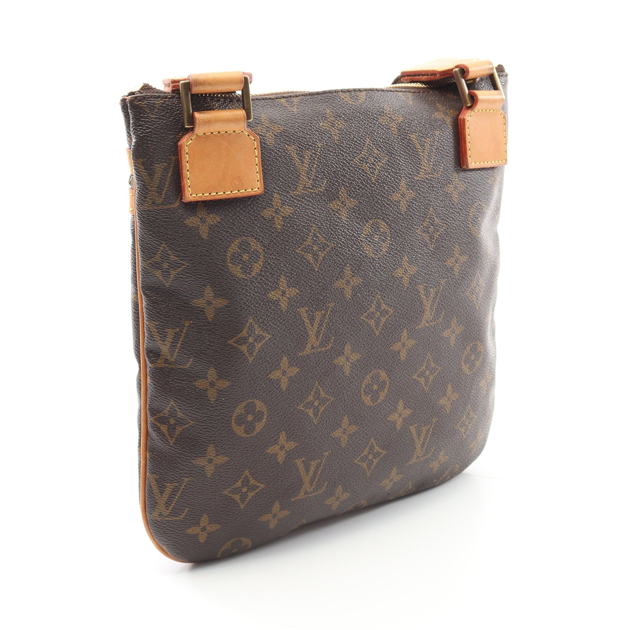 Louis Vuitton Louis Vuitton Pochette Bosphore Monogram Shoulder Bag Leather Brown Size ONE SIZE - 2 Thumbnail