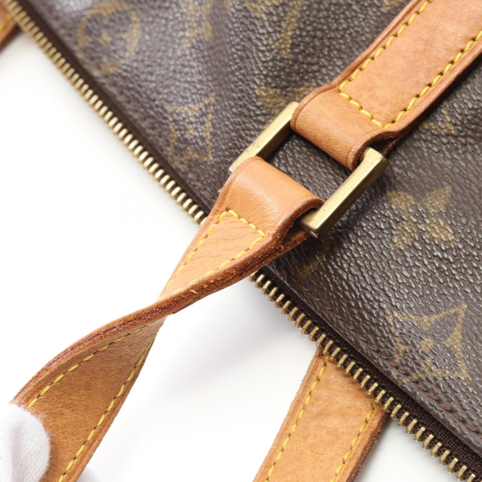 Louis Vuitton Louis Vuitton Kabamezo Monogram Shoulder Bag Tote Leather Brown Size ONE SIZE - 10 Thumbnail