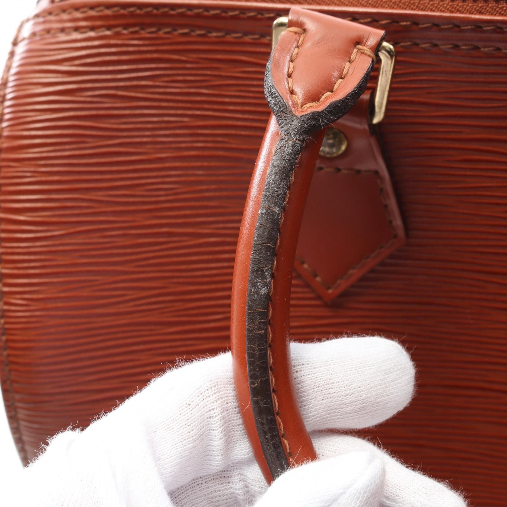 Louis Vuitton Louis Vuitton Speedy 25 Epi Kenya Brown Handbag Leather Size ONE SIZE - 9 Thumbnail