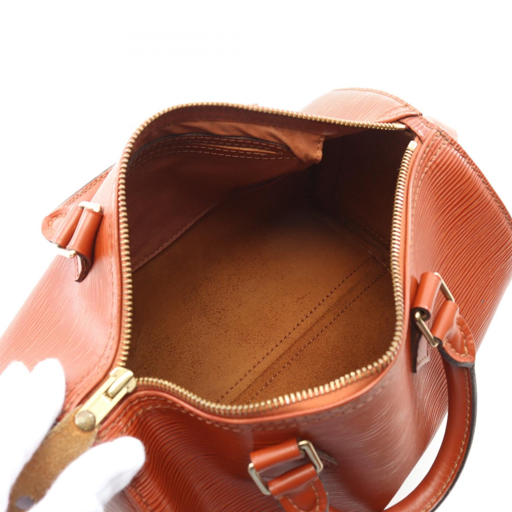 Louis Vuitton Louis Vuitton Speedy 25 Epi Kenya Brown Handbag Leather Size ONE SIZE - 3 Thumbnail