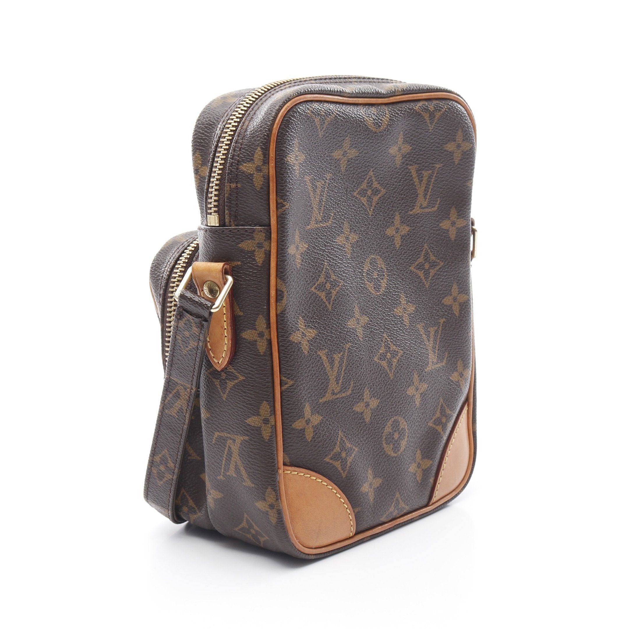 Louis Vuitton Louis Vuitton Amazon Monogram Shoulder Bag Leather Brown Size ONE SIZE - 2 Thumbnail