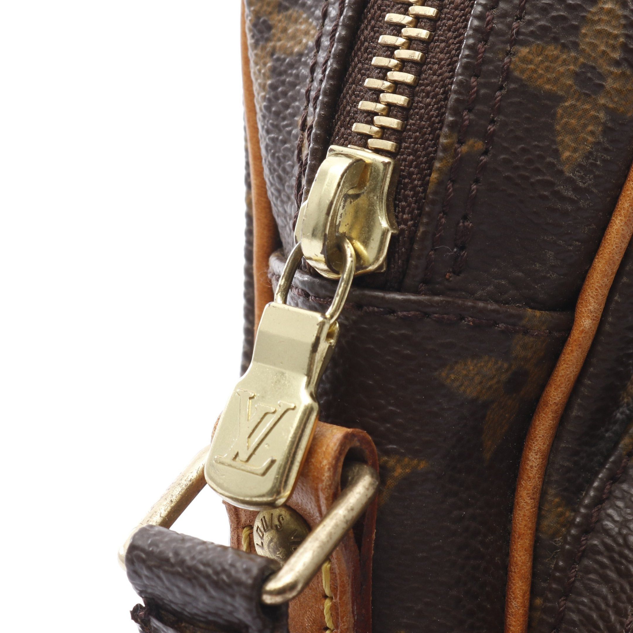 Louis Vuitton Louis Vuitton Amazon Monogram Shoulder Bag Leather Brown Size ONE SIZE - 10 Thumbnail
