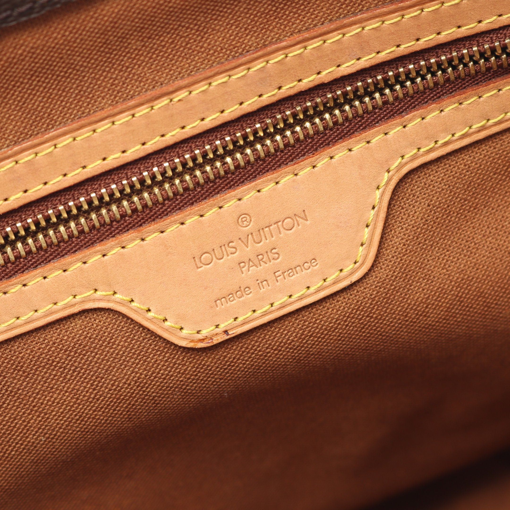 Louis Vuitton Louis Vuitton Cabas Piano Monogram Shoulder Bag Leather Brown Size ONE SIZE - 4 Thumbnail