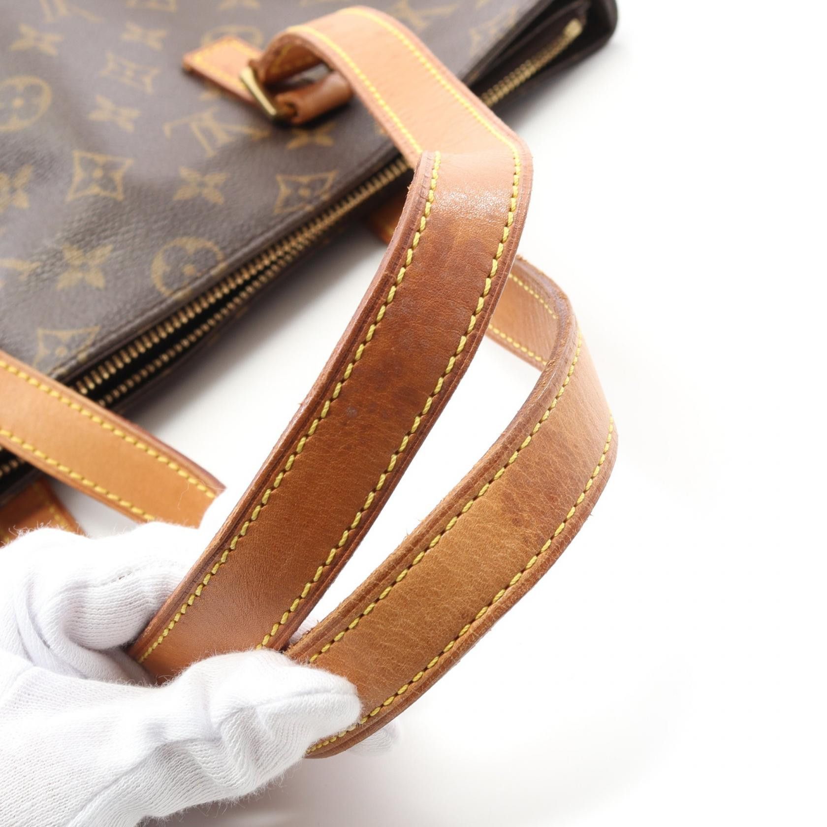 Louis Vuitton Louis Vuitton Cabas Piano Monogram Shoulder Bag Leather Brown Size ONE SIZE - 9 Thumbnail