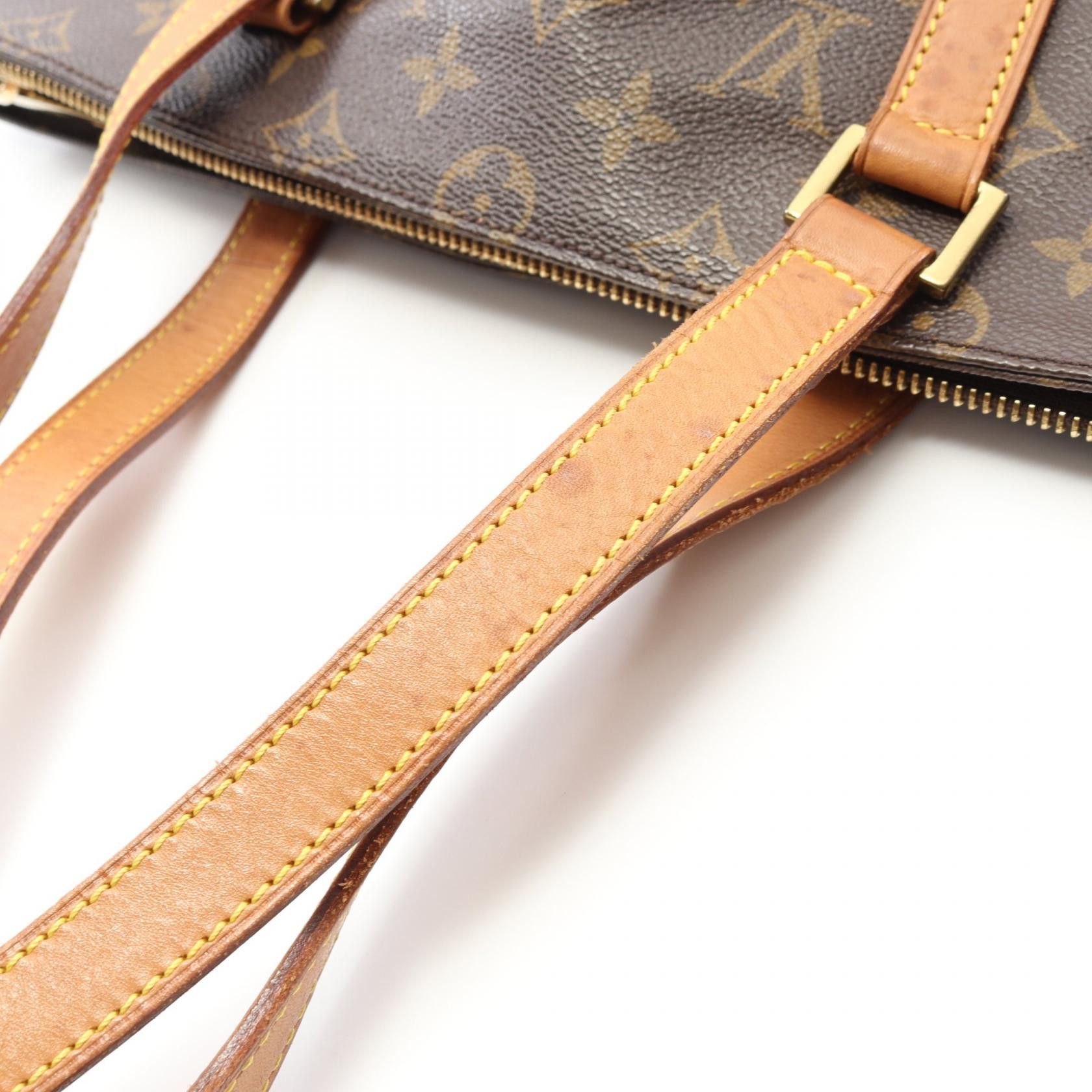 Louis Vuitton Louis Vuitton Cabas Piano Monogram Shoulder Bag Leather Brown Size ONE SIZE - 10 Thumbnail