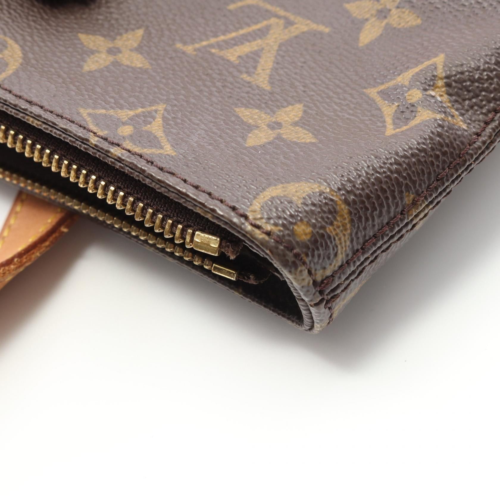 Louis Vuitton Louis Vuitton Cabas Piano Monogram Shoulder Bag Leather Brown Size ONE SIZE - 11 Thumbnail
