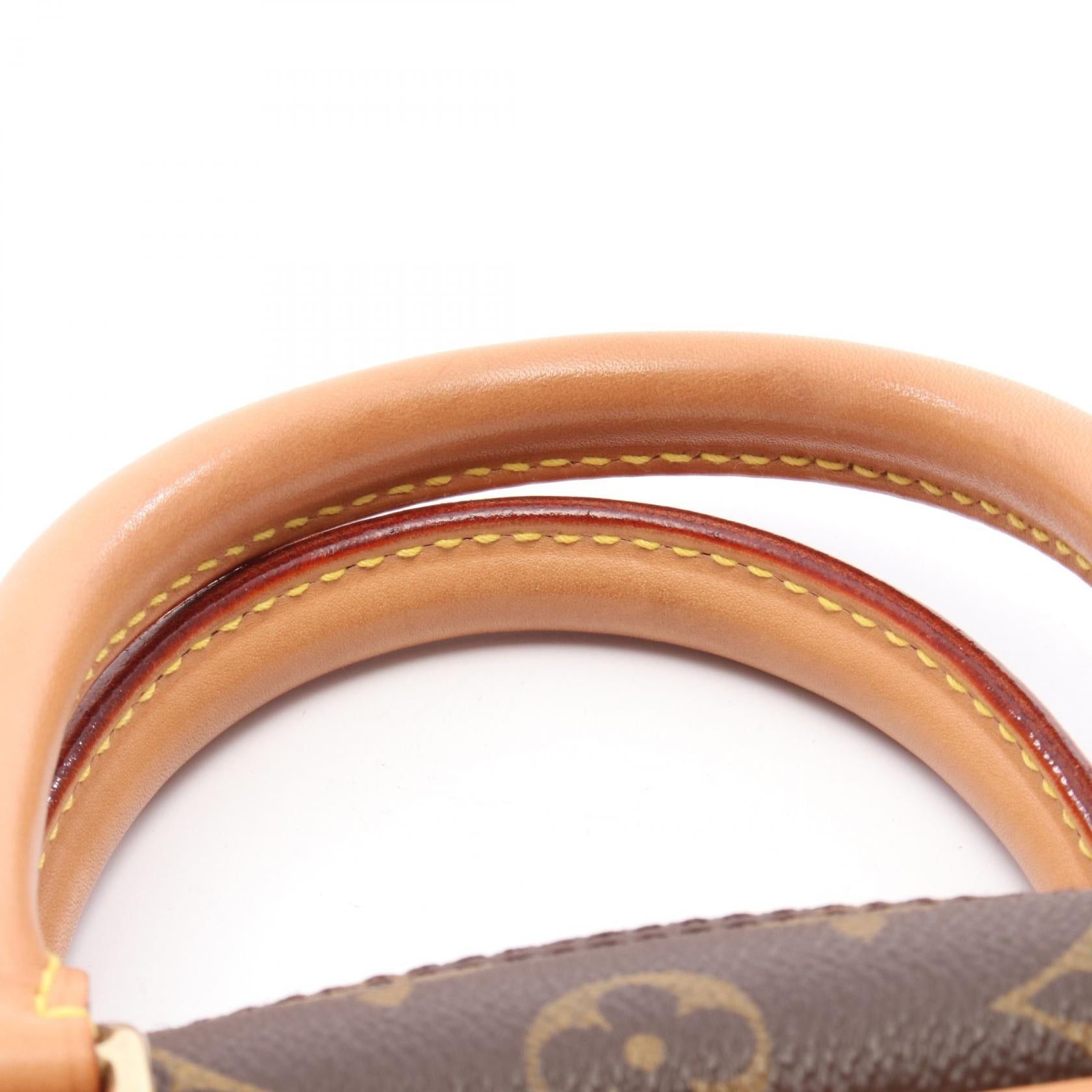 Louis Vuitton Louis Vuitton Deauville Bowling Vanity Monogram Handbag Leather Brown Size ONE SIZE - 6 Thumbnail