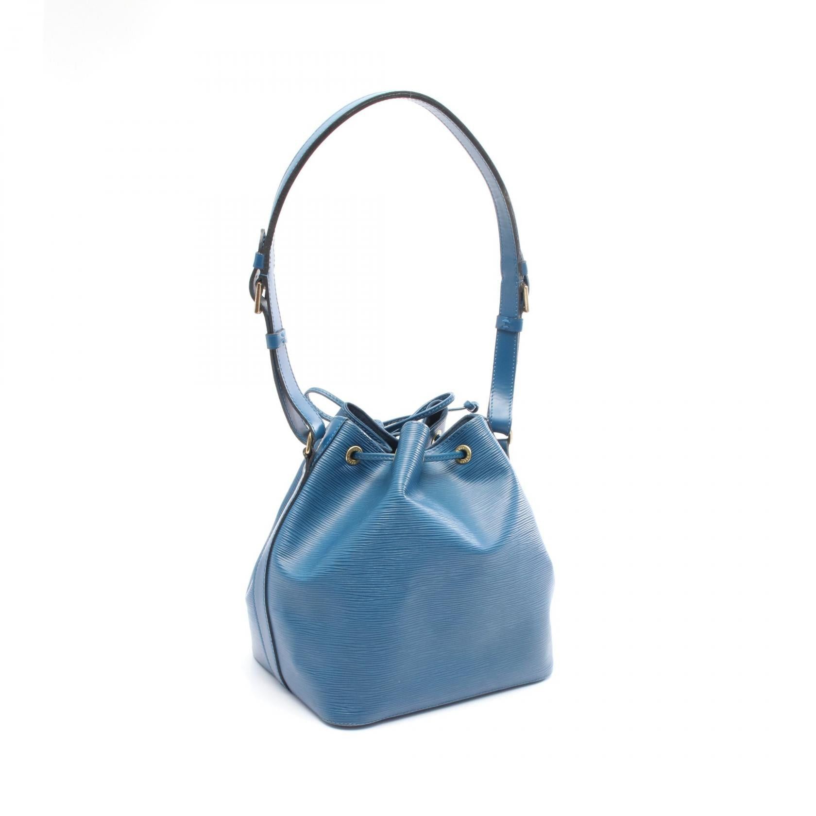 Louis Vuitton Louis Vuitton Peti Noe Epi Toledo Blue Shoulder Bag Leather Size ONE SIZE - 2 Thumbnail