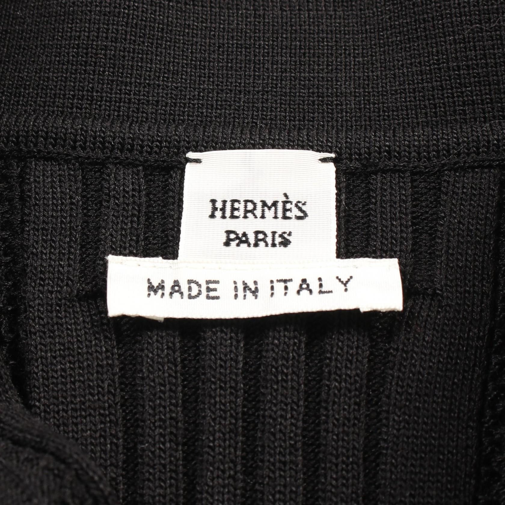 Hermes Hermes Hermes Knit Silk Cotton Knitwear Cotton Tops Size ONE SIZE - 3 Thumbnail