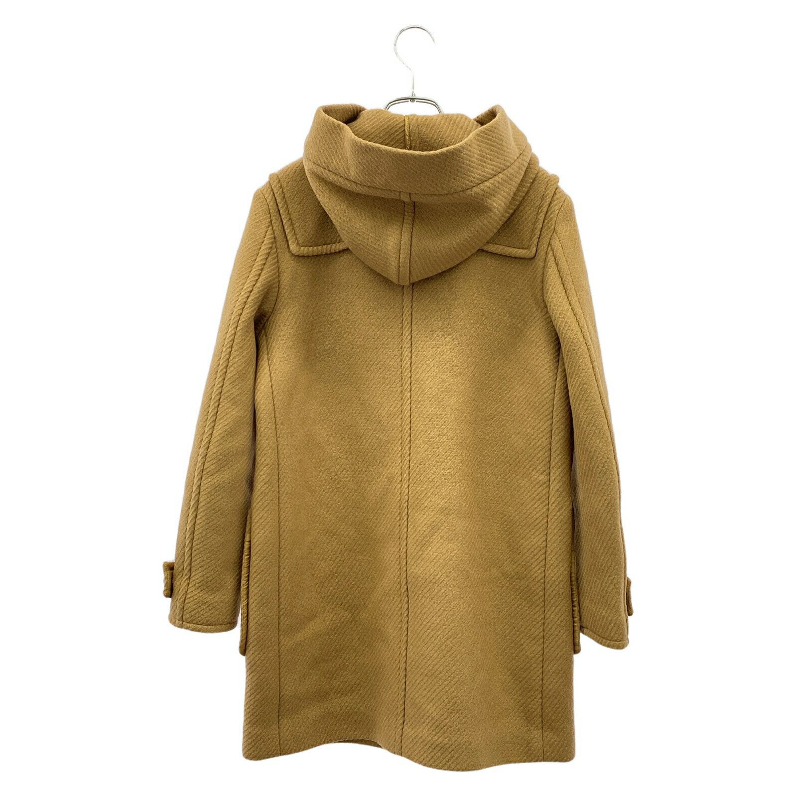 Prada Prada Prada Camel Wool Coat Leather Outerwear Size ONE SIZE - 2 Thumbnail