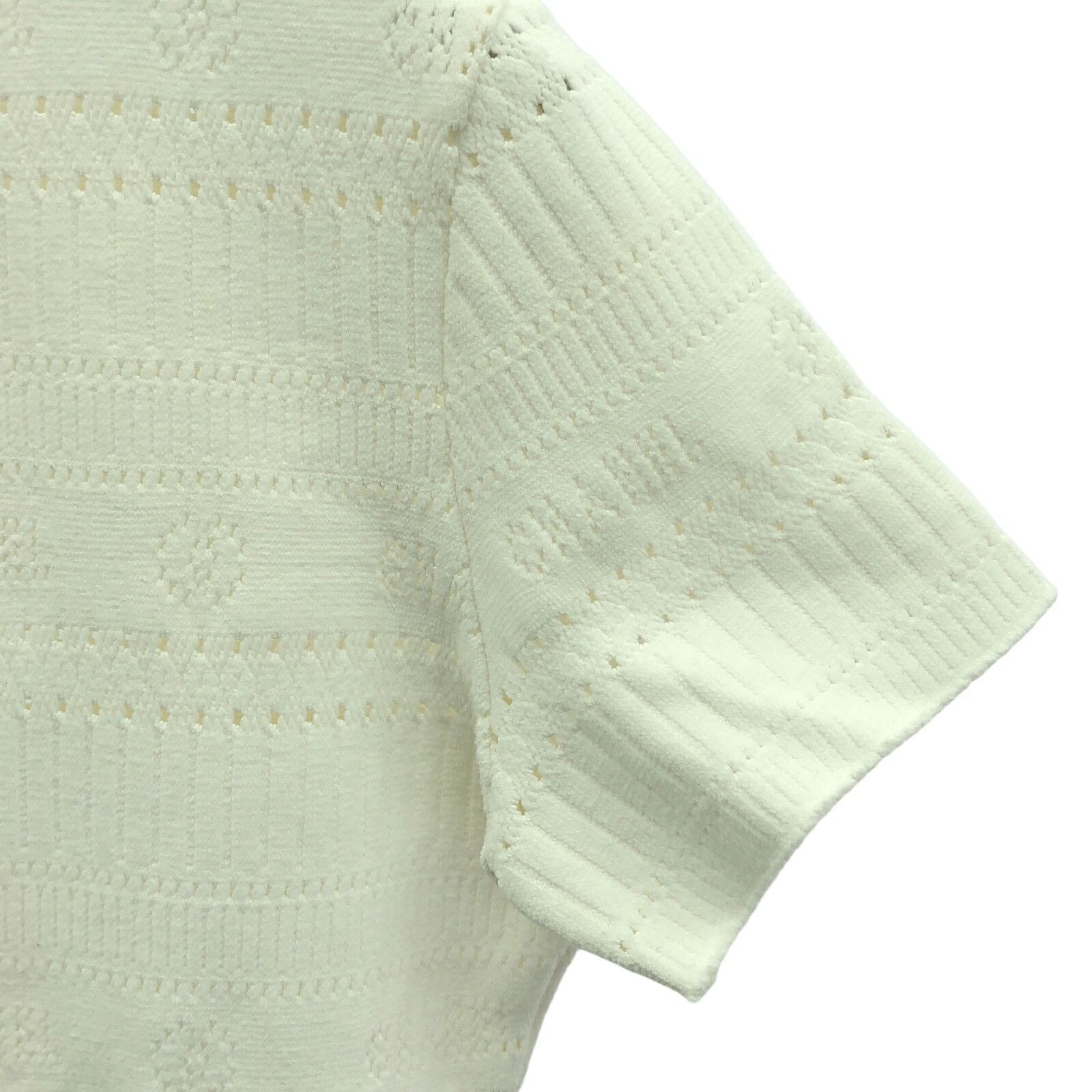 Chanel Chanel Chanel Short Sleeve Knit Rayon Knit Top Others Tops P07402V0557 Size ONE SIZE - 4 Thumbnail
