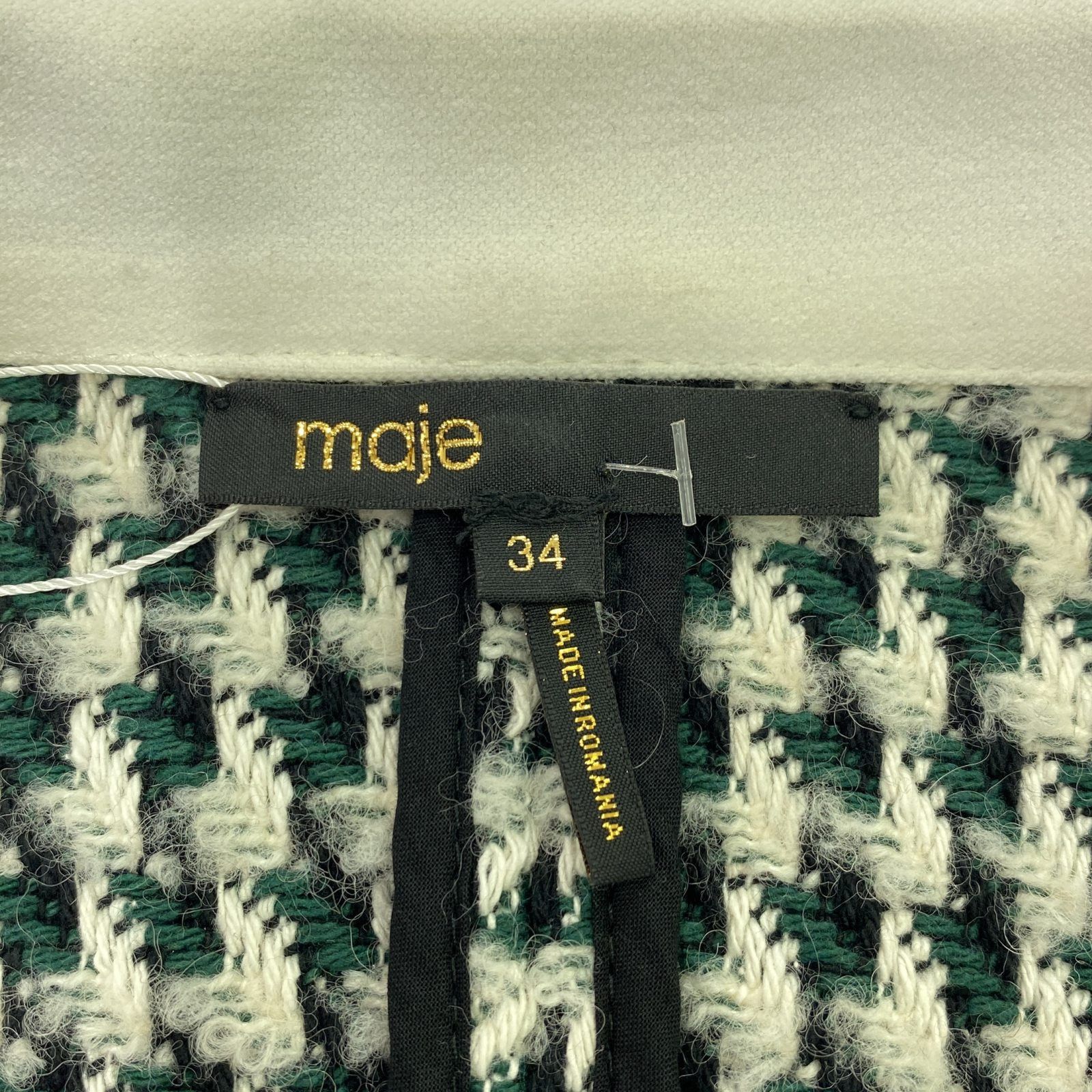 Maje maje maje Tweed Cotton Dress Cotton Dresses Size ONE SIZE - 5 Thumbnail