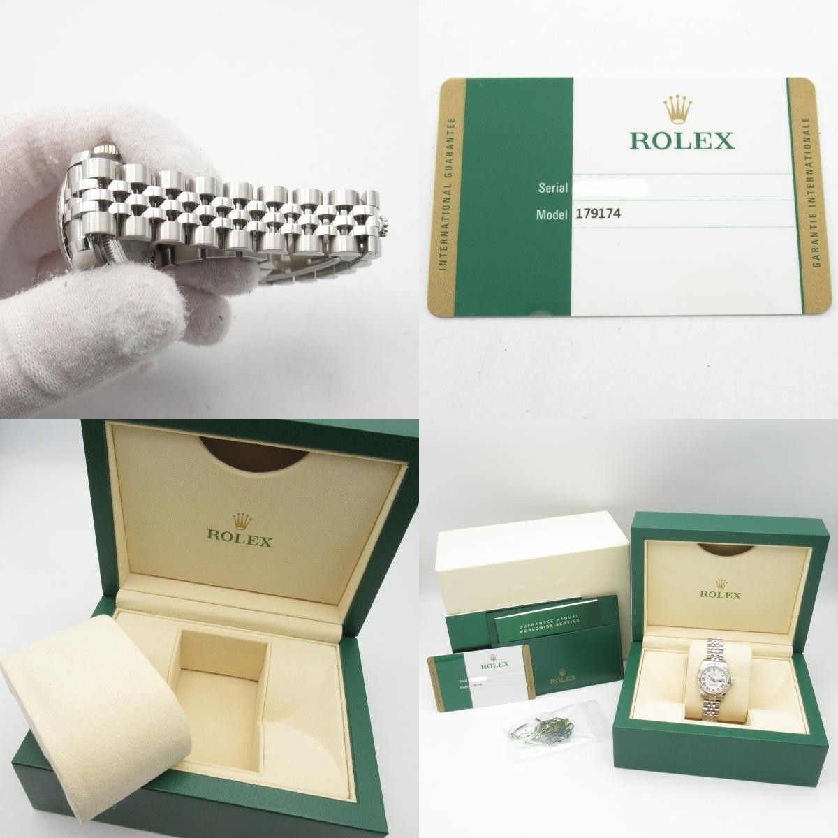 Rolex Rolex Rolex Datejust Au750 Stainless Steel Metal Automatic 179174 Size ONE SIZE - 8 Thumbnail