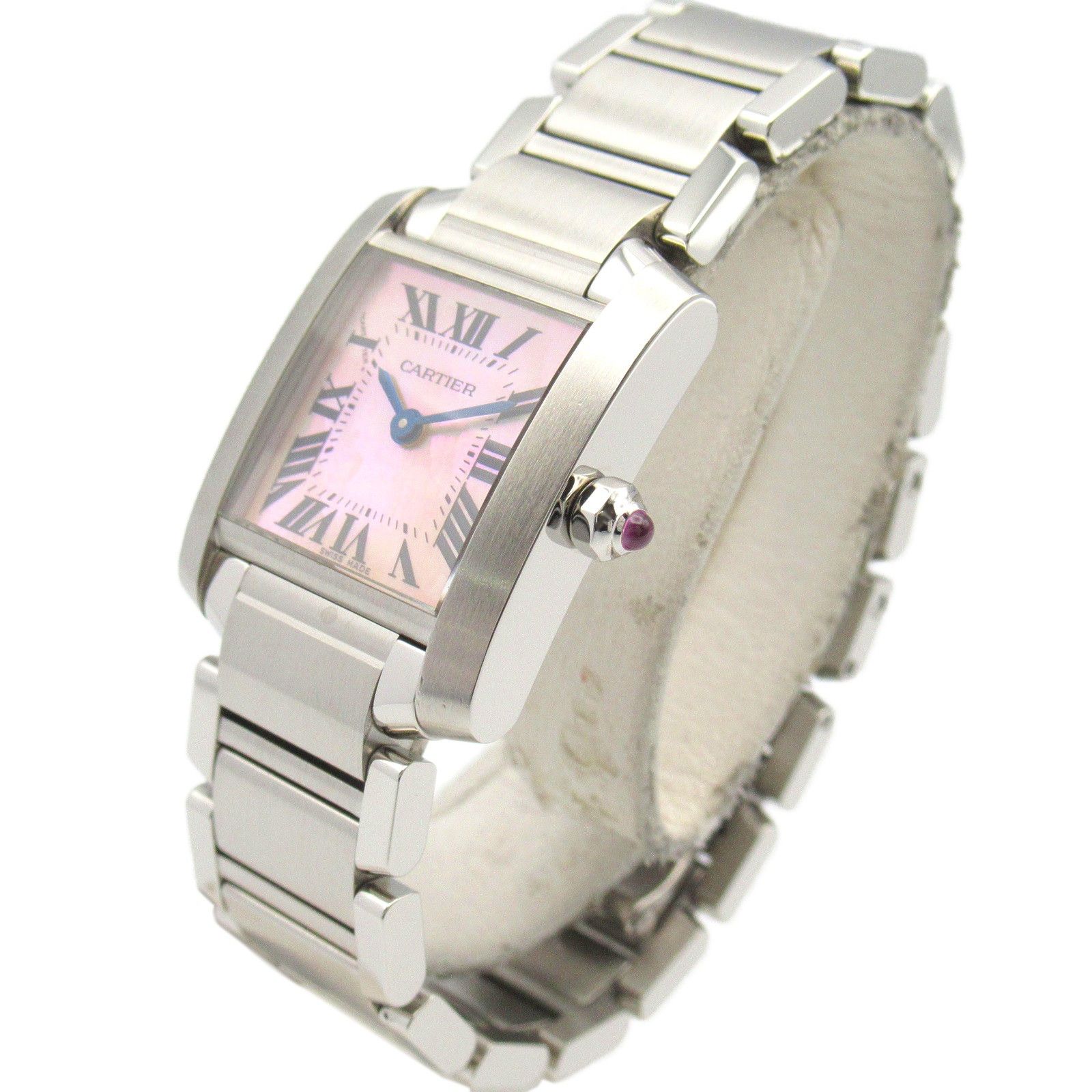 Cartier Cartier Cartier Tank Française Stainless Steel Watch Metal Quartz W51028Q3 Size ONE SIZE - 2 Thumbnail
