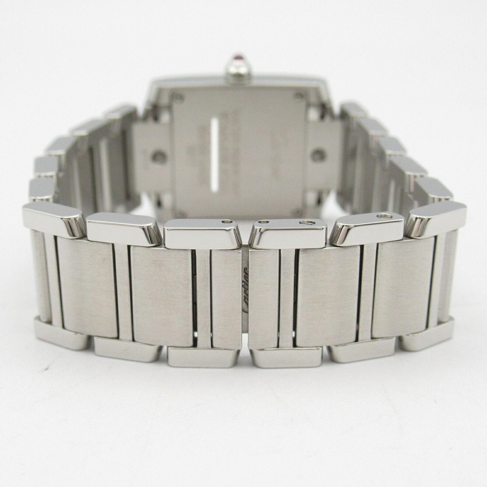 Cartier Cartier Cartier Tank Française Stainless Steel Watch Metal Quartz W51028Q3 Size ONE SIZE - 4 Thumbnail