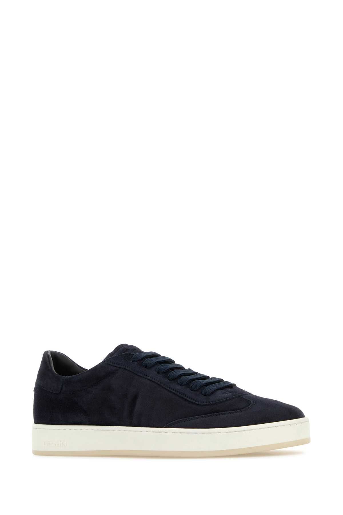 Church's Navy Blue Suede Largs 2 Sneakers Size US 7 / EU 40 - 2 Thumbnail