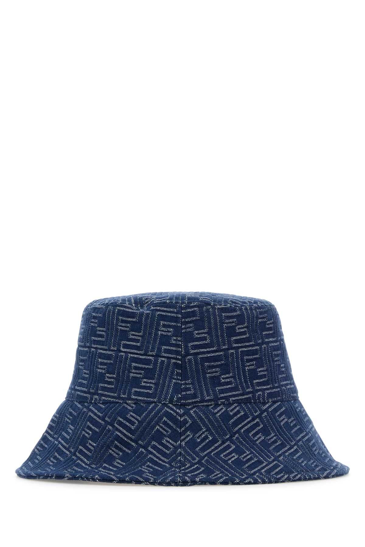 Fendi Embroidered Deim Bucket Hat Size ONE SIZE - 2 Thumbnail